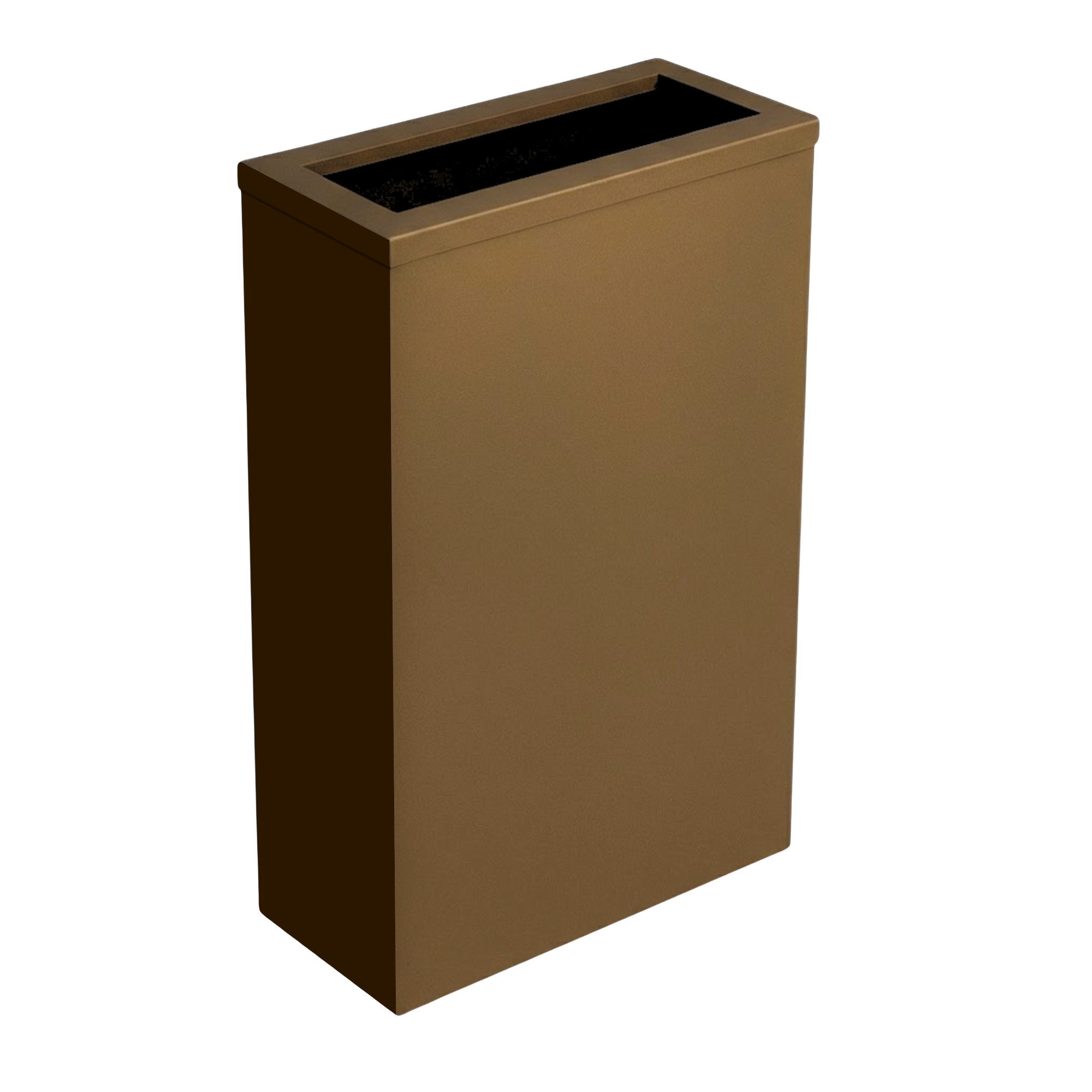 Steel waste bin with frame