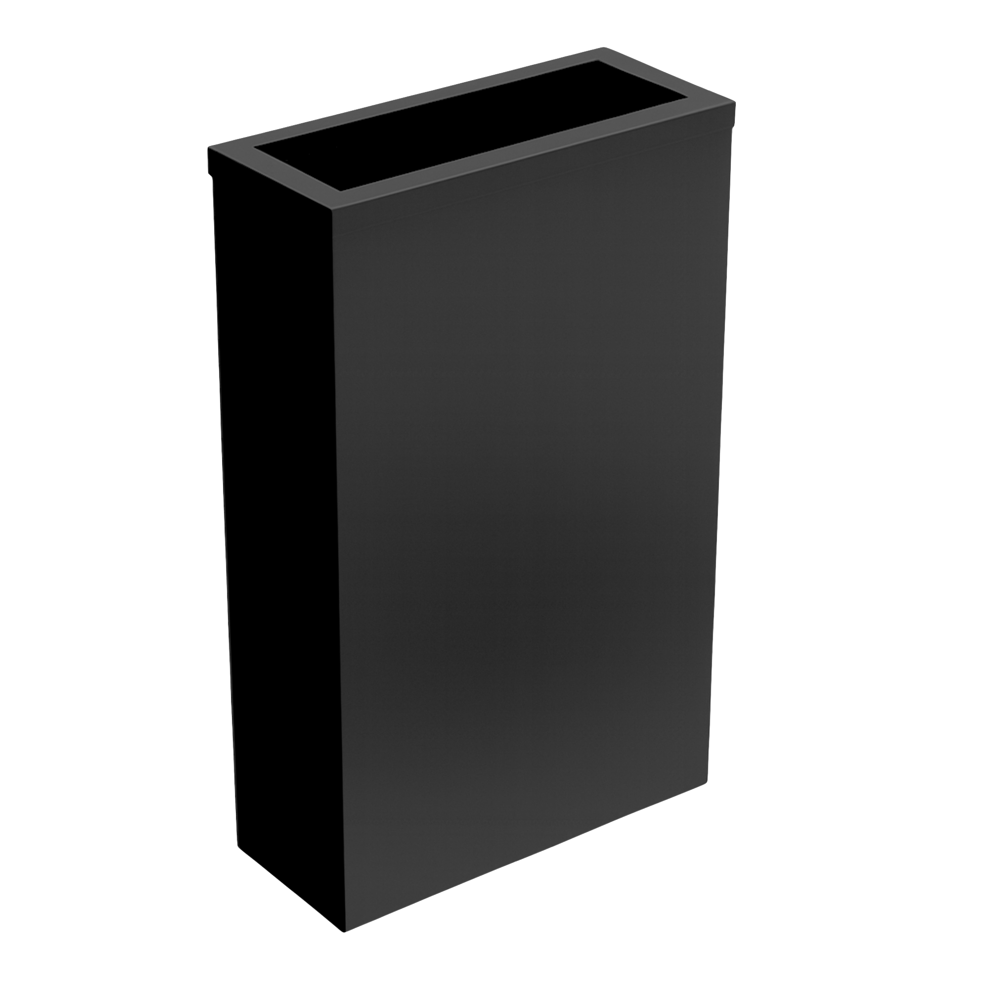 Steel waste bin with frame