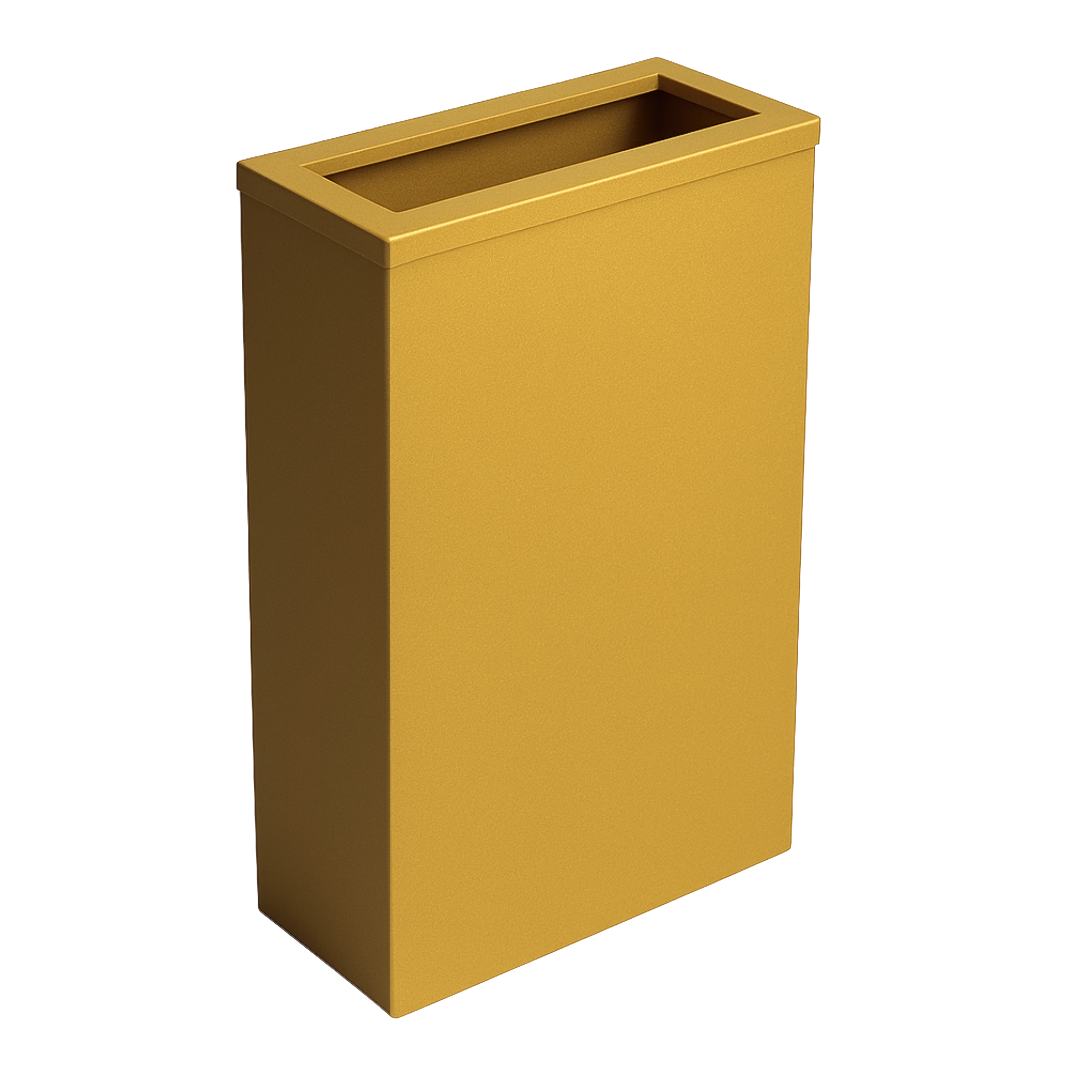 Steel waste bin with frame