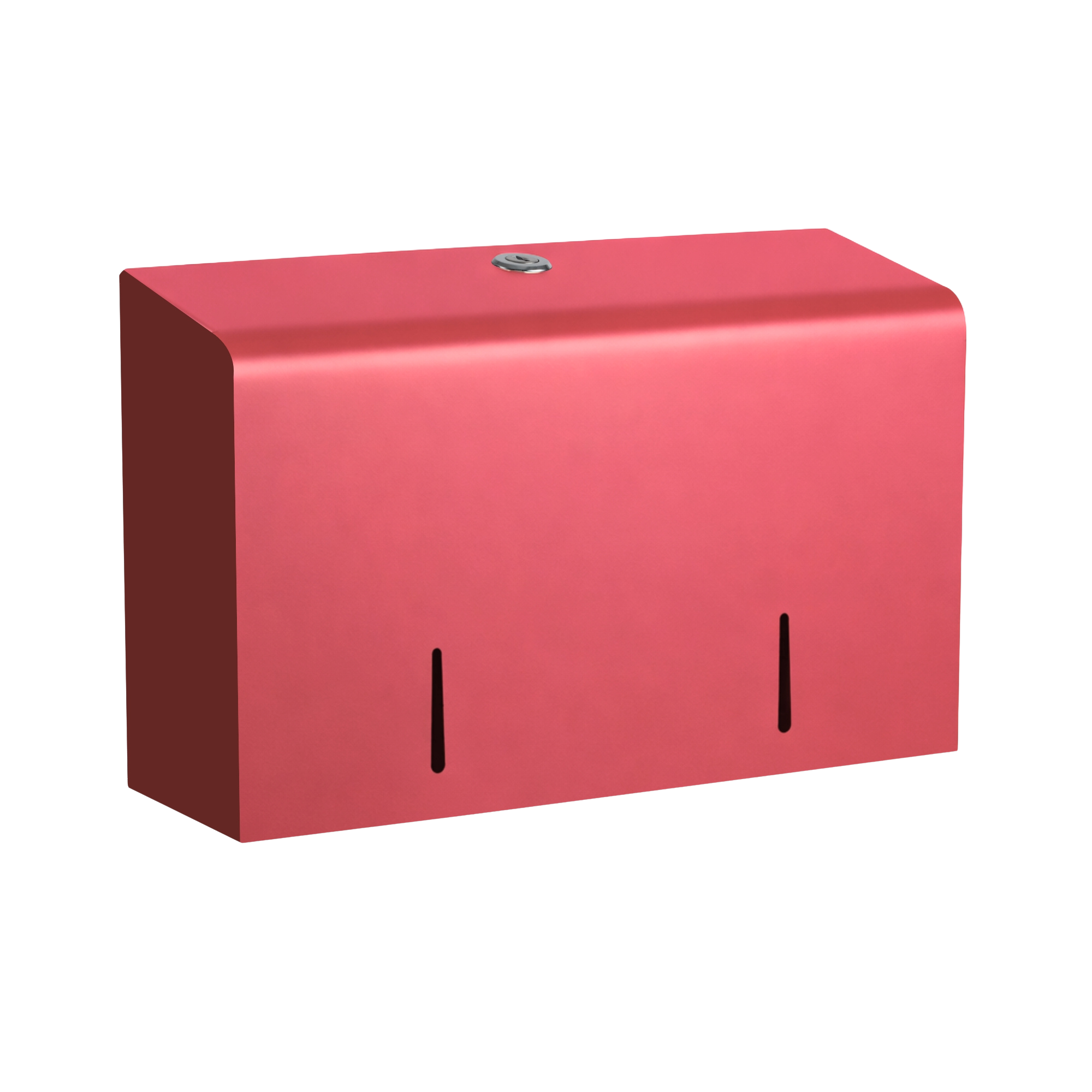 Toiletrulledispenser mini jumbo i stål til 2 mini jumbo ruller