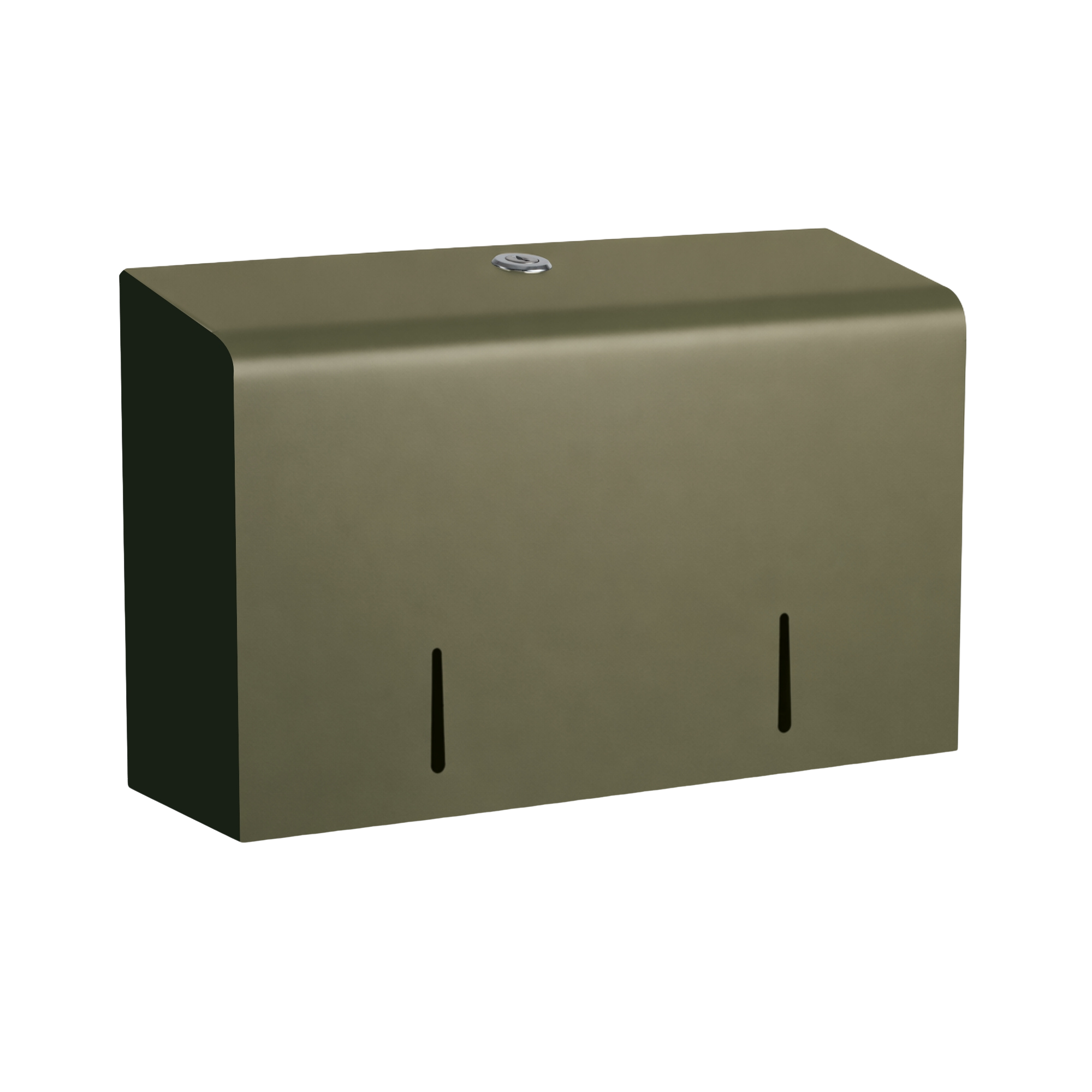 Toiletrulledispenser mini jumbo i stål til 2 mini jumbo ruller