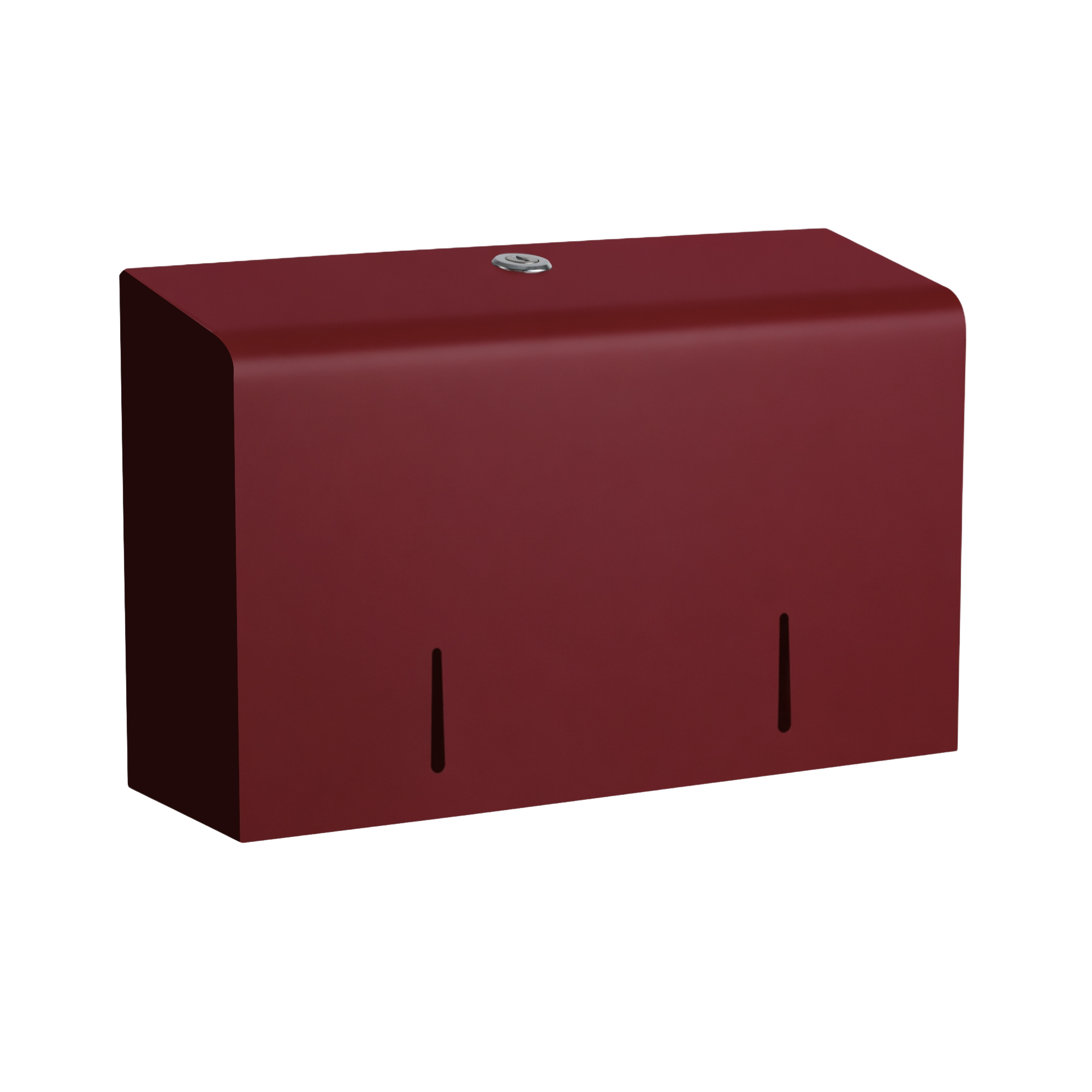 Toiletrulledispenser mini jumbo i stål til 2 mini jumbo ruller