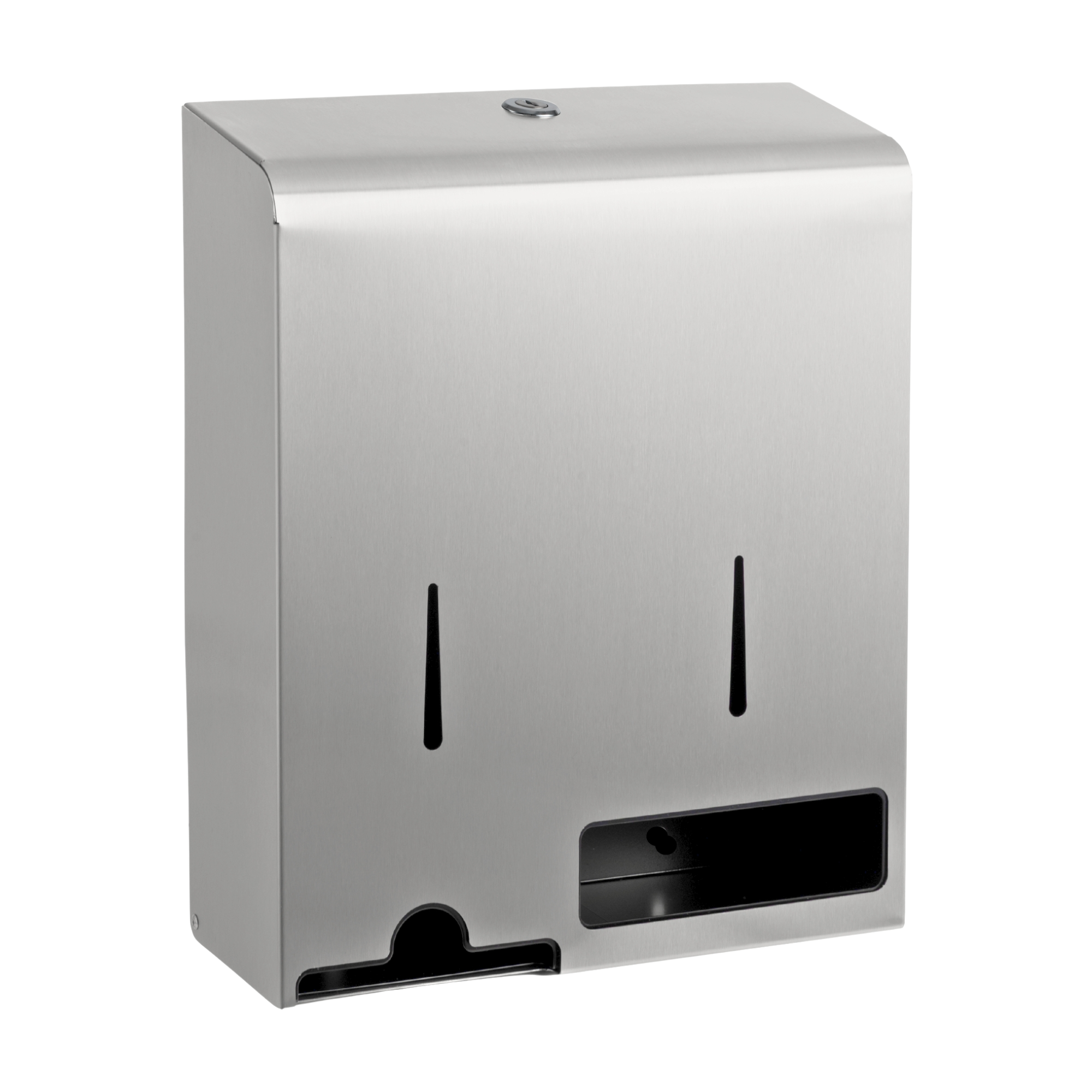 Tampon & bind dispenser i stål