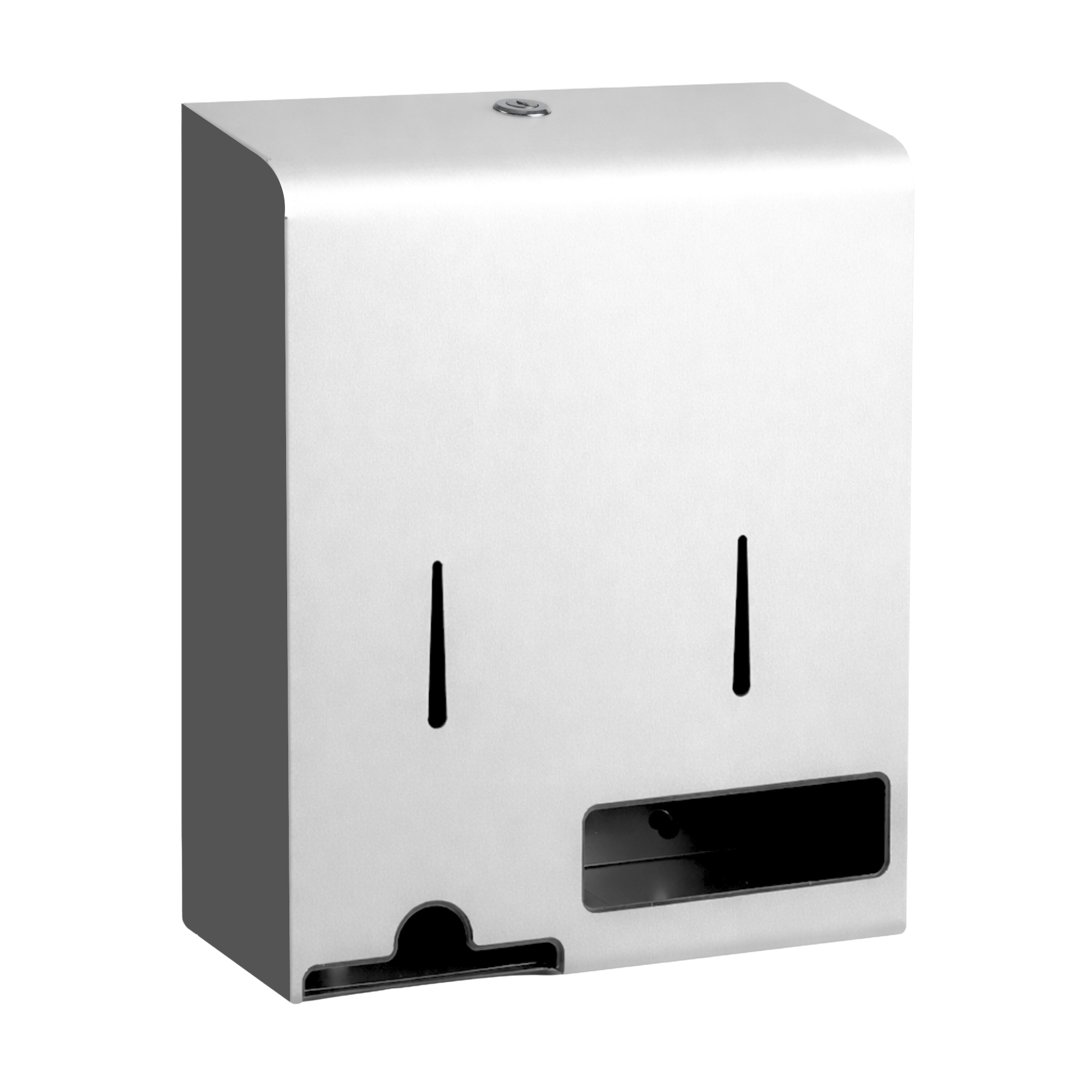 Tampon & bind dispenser i stål