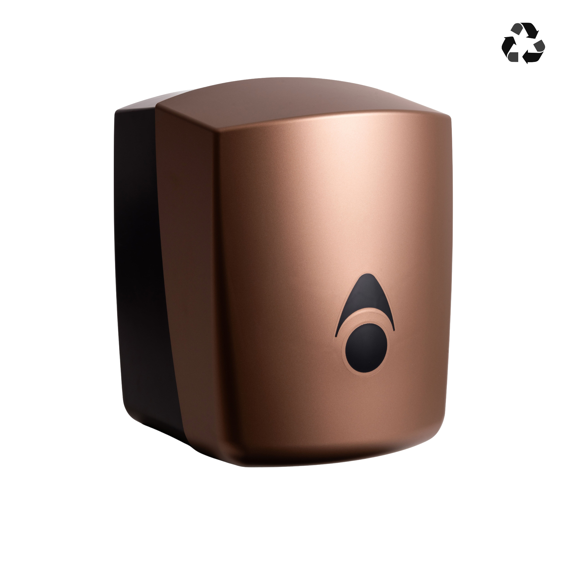 Papieren dispenser voor centrefeed rollen in matte afwerking