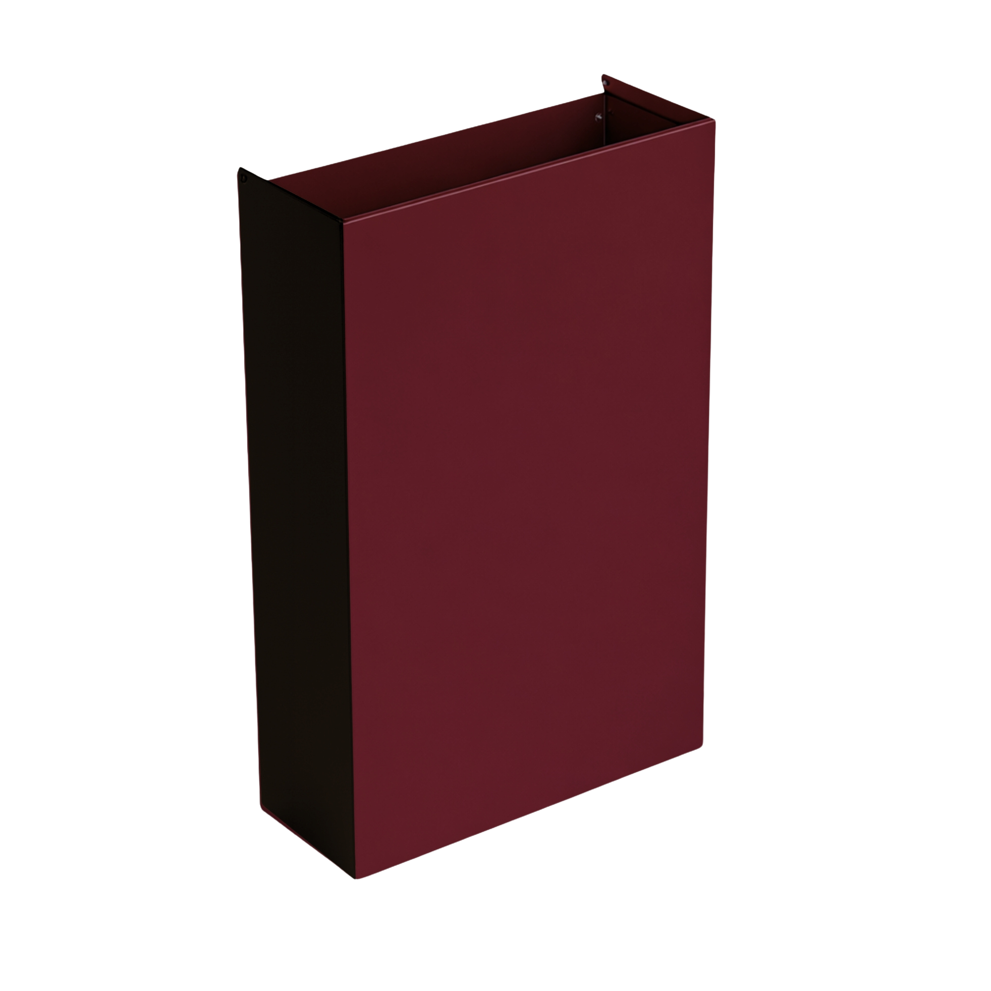 Steel waste bin without frame