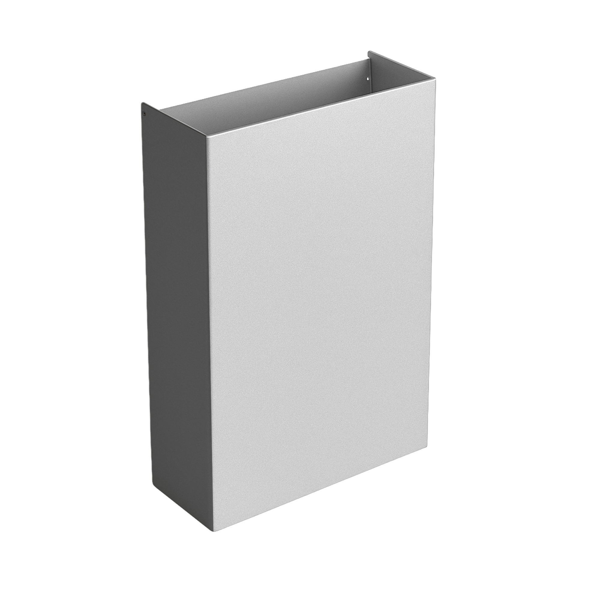 Steel waste bin without frame