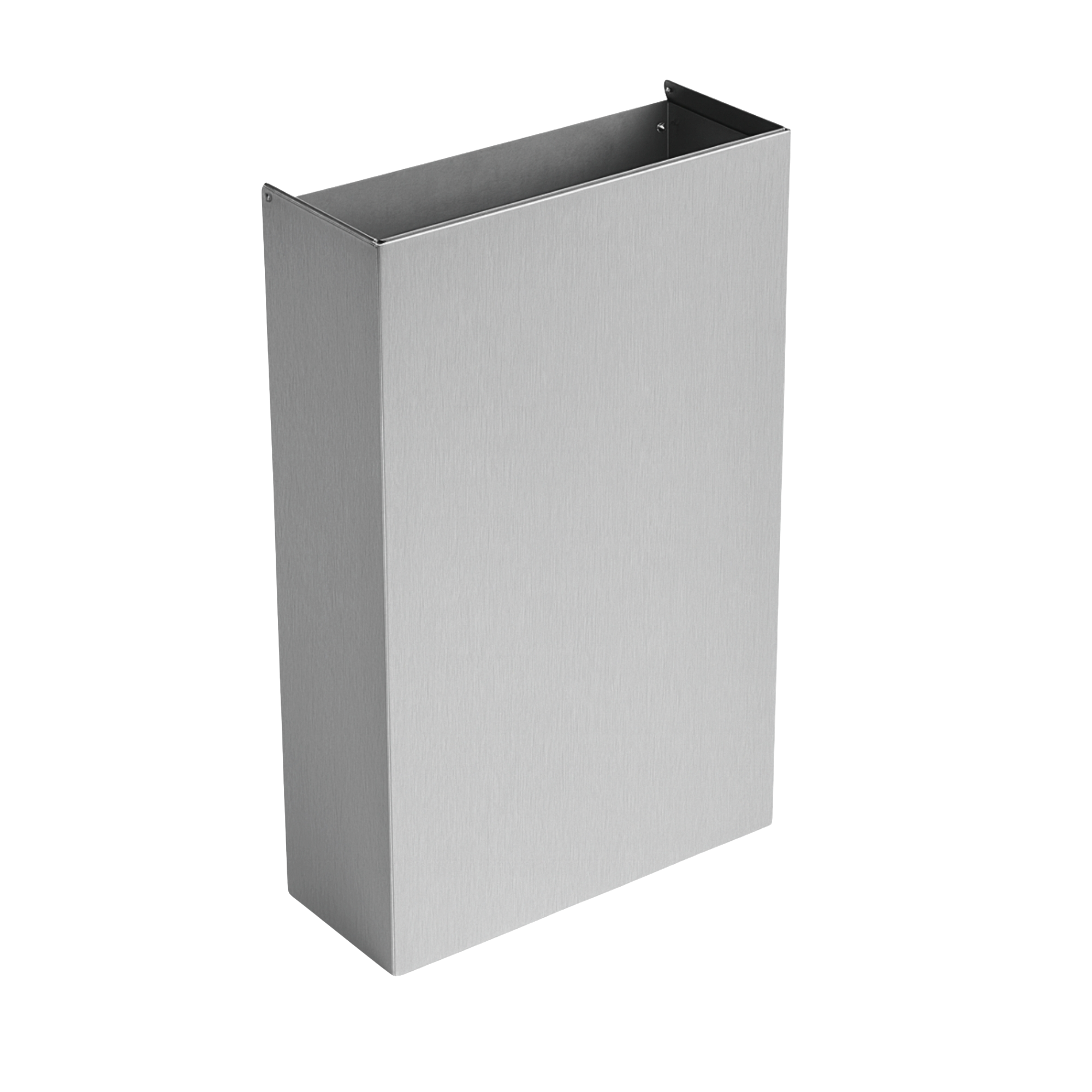 Steel waste bin without frame