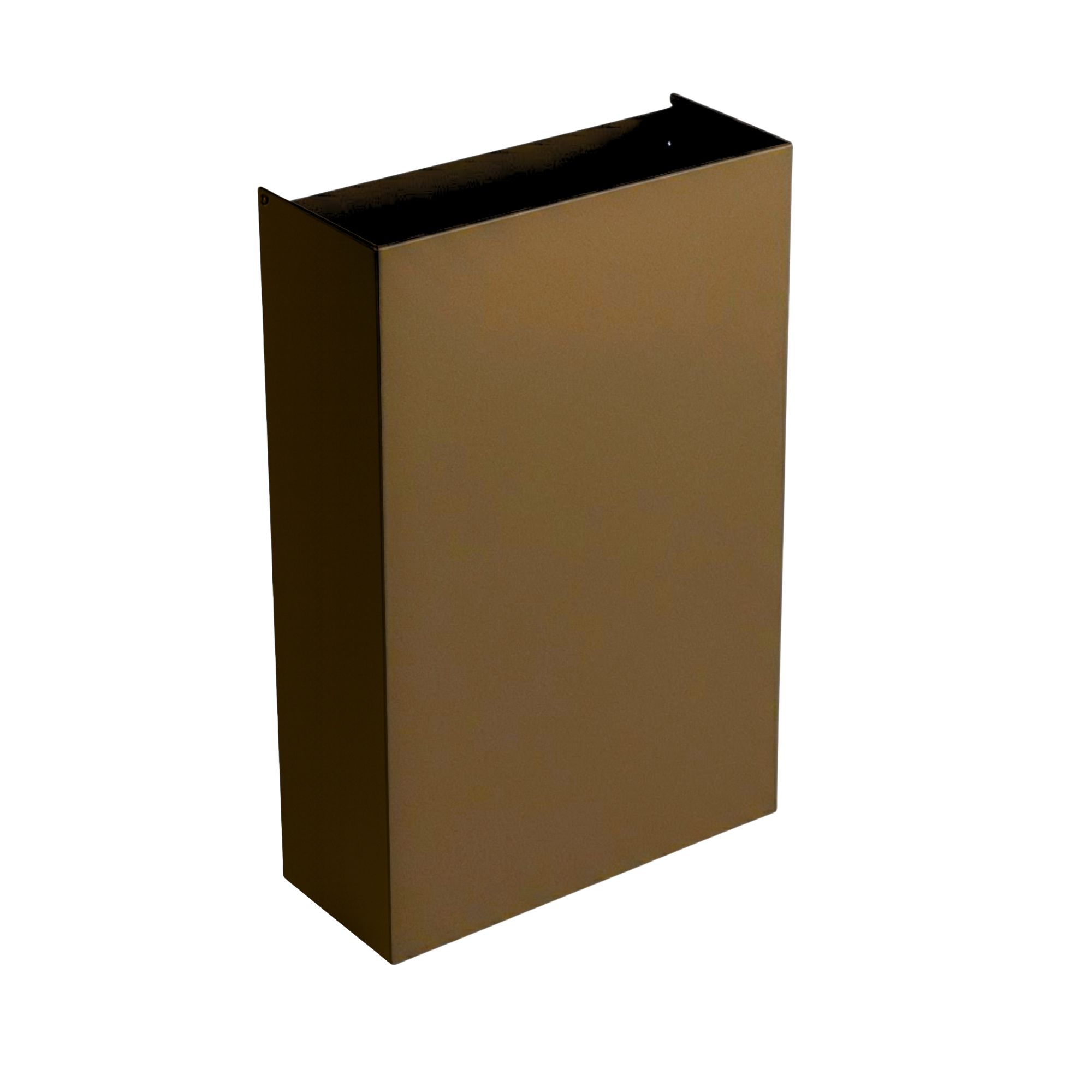 Steel waste bin without frame