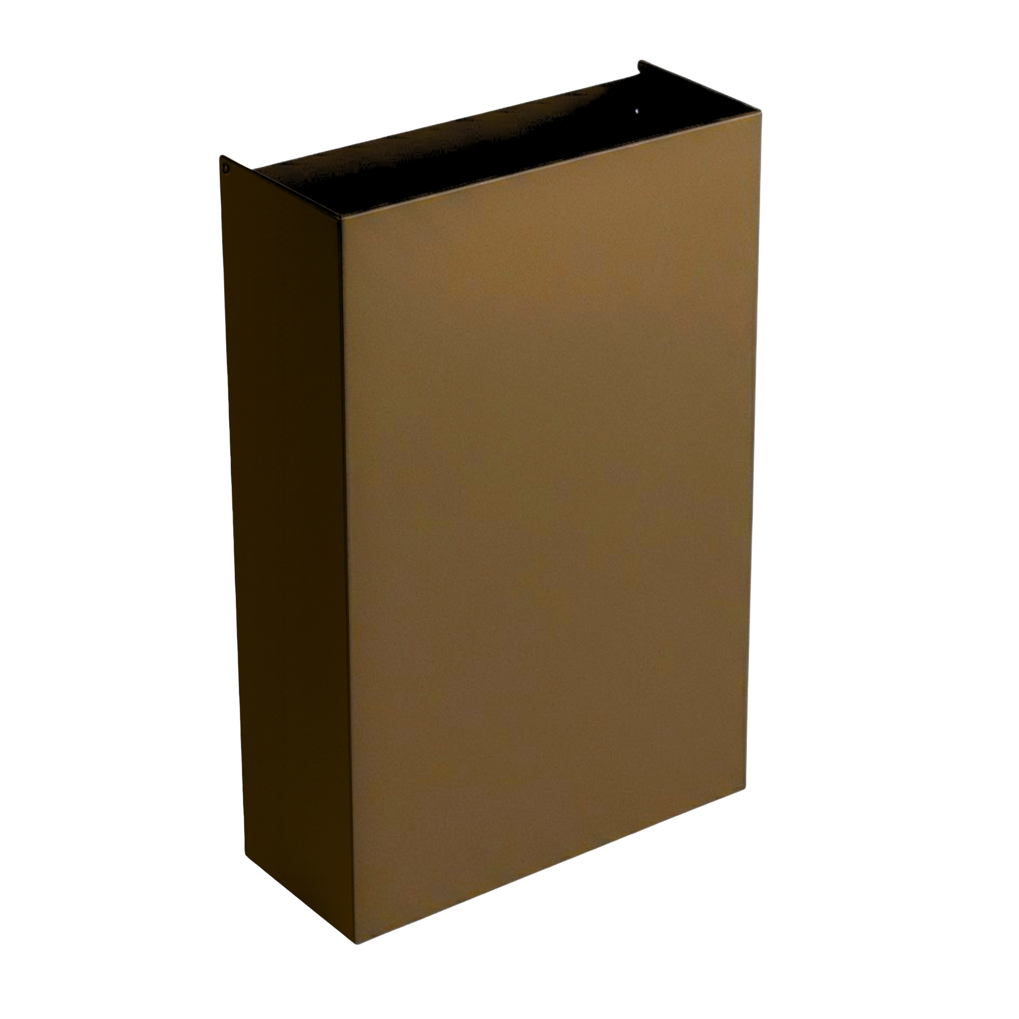 Steel waste bin without frame