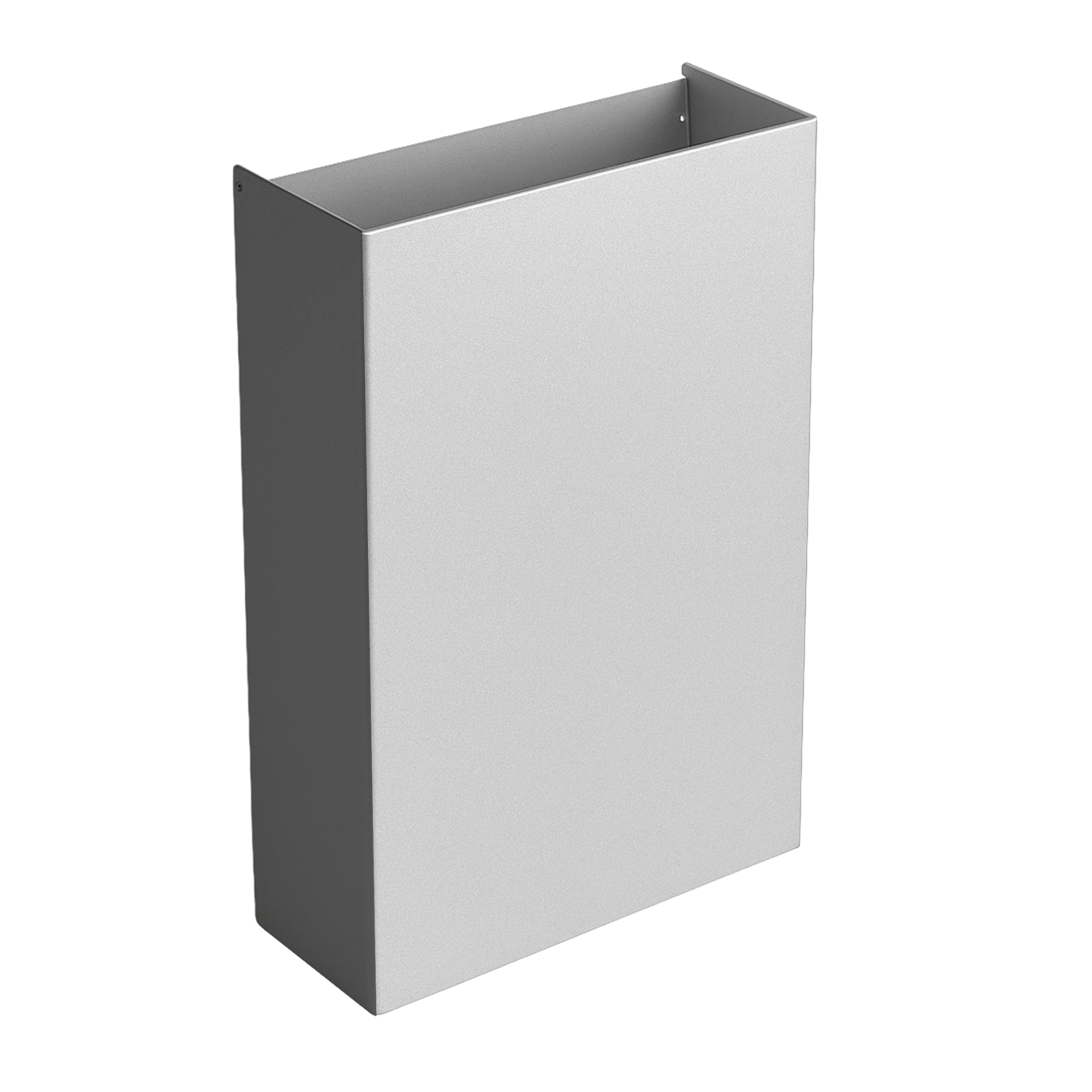 Steel waste bin without frame