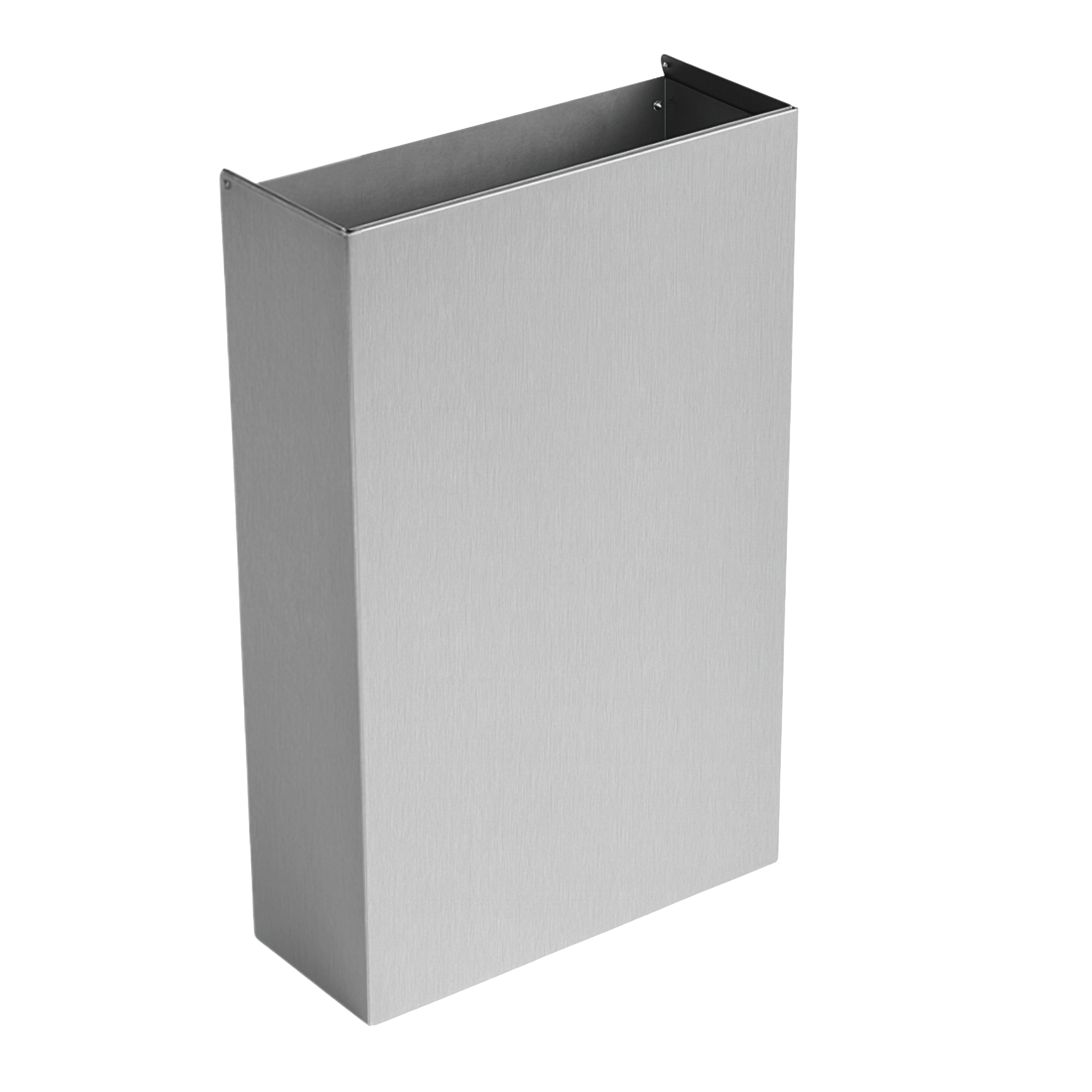 Steel waste bin without frame