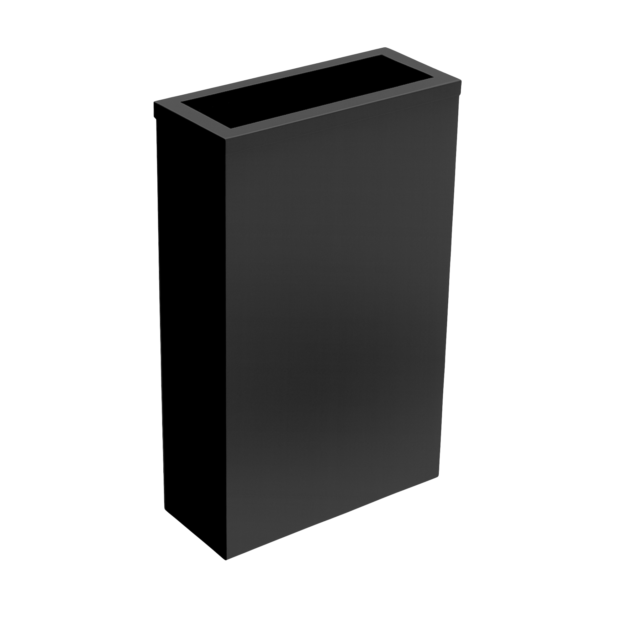 Abfallbehälter aus Stahl mit. rahmen