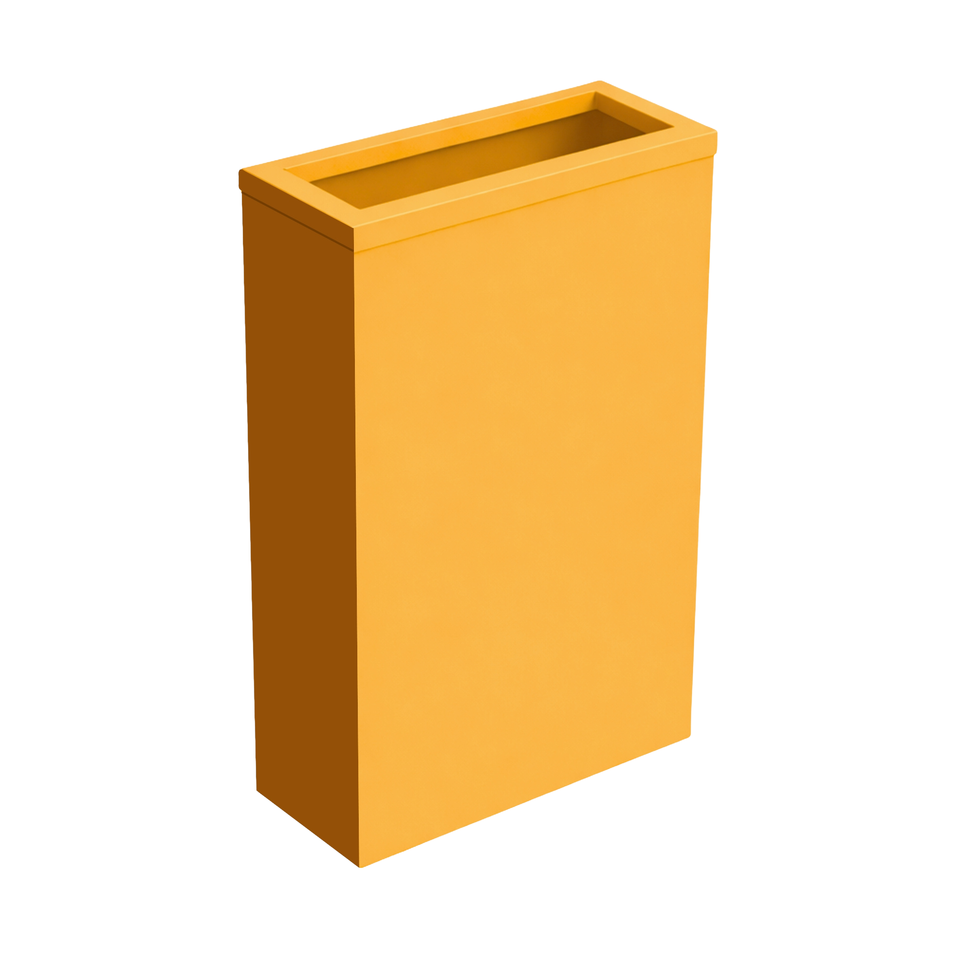 Steel waste bin with frame