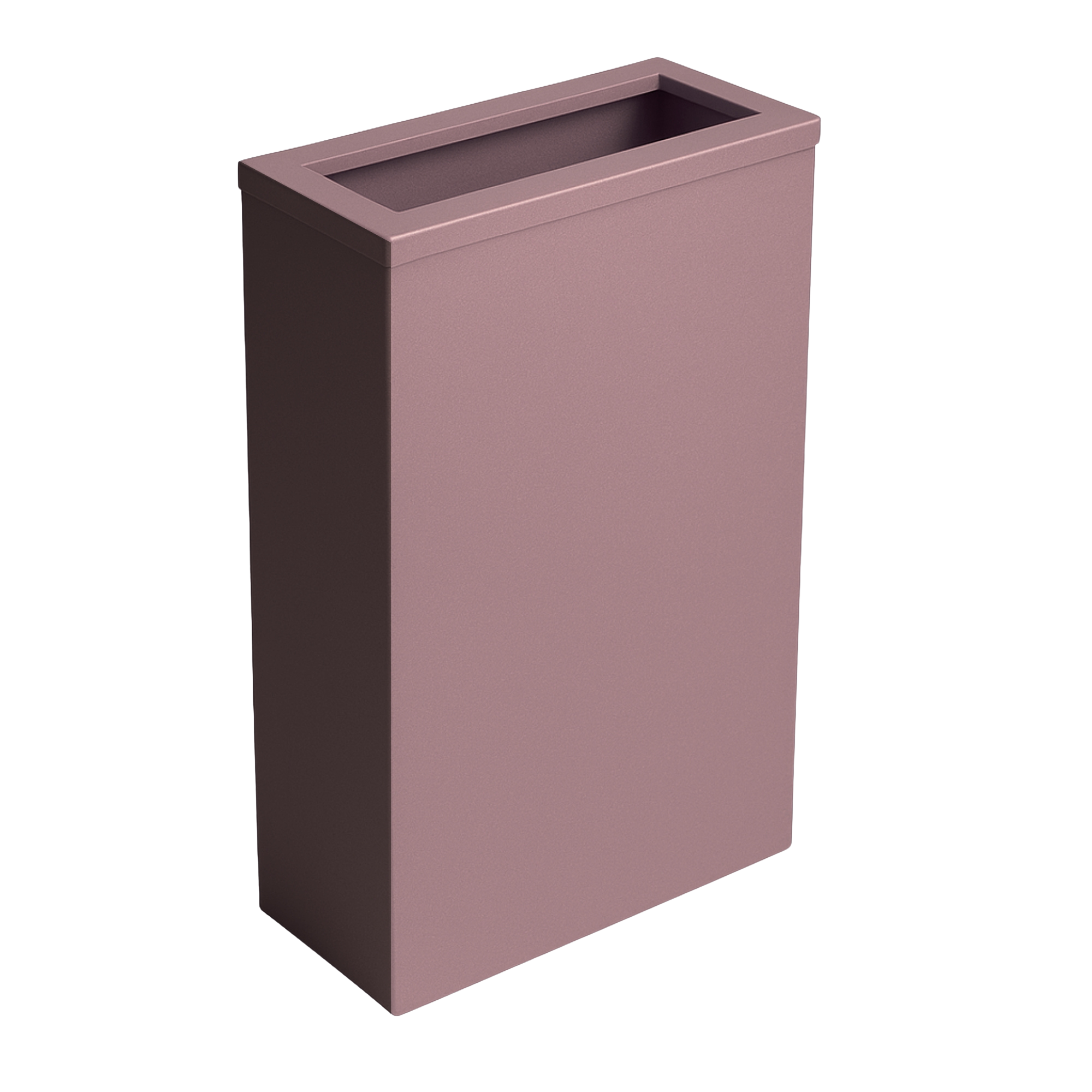 Steel waste bin with frame