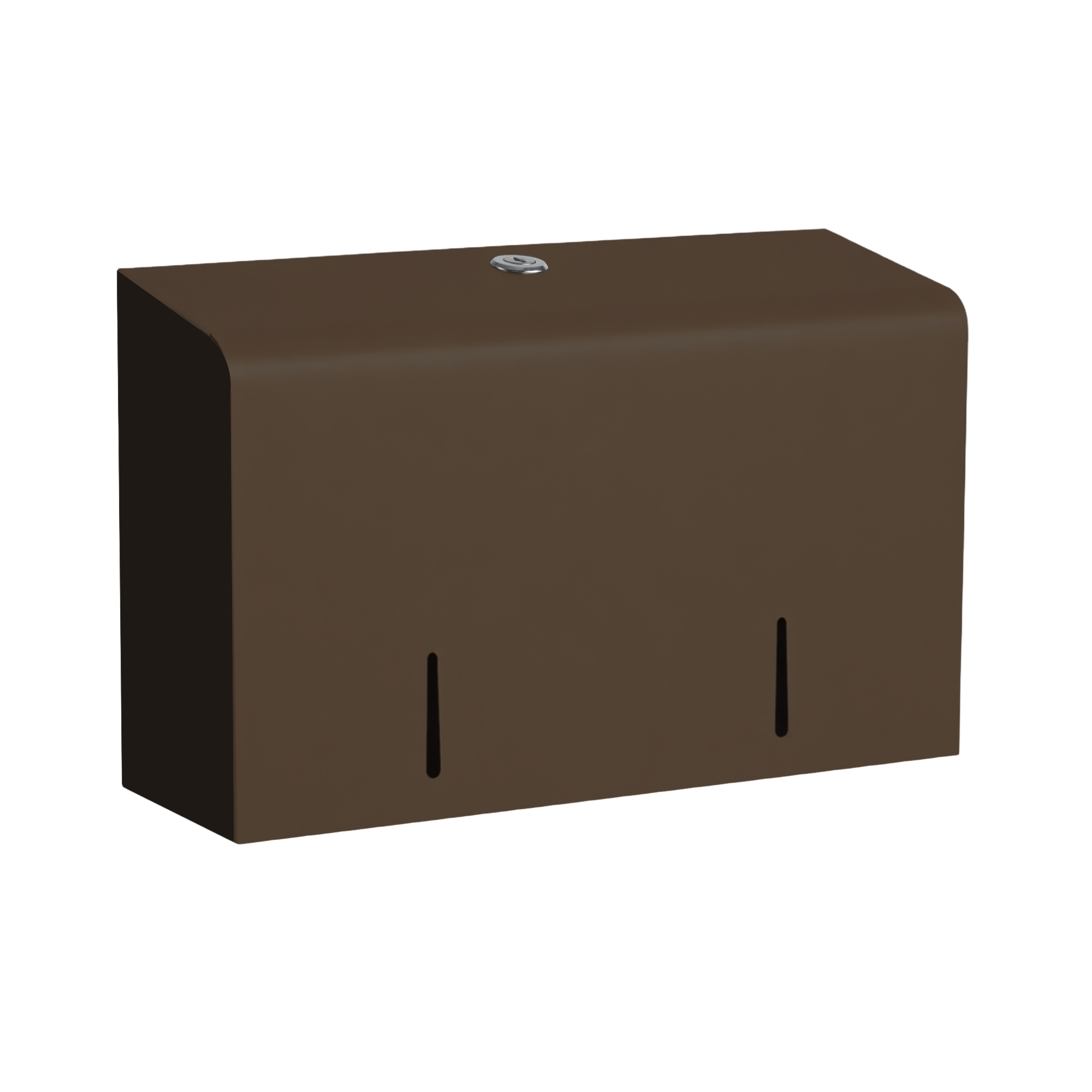 Toiletrulledispenser mini jumbo i stål til 2 mini jumbo ruller