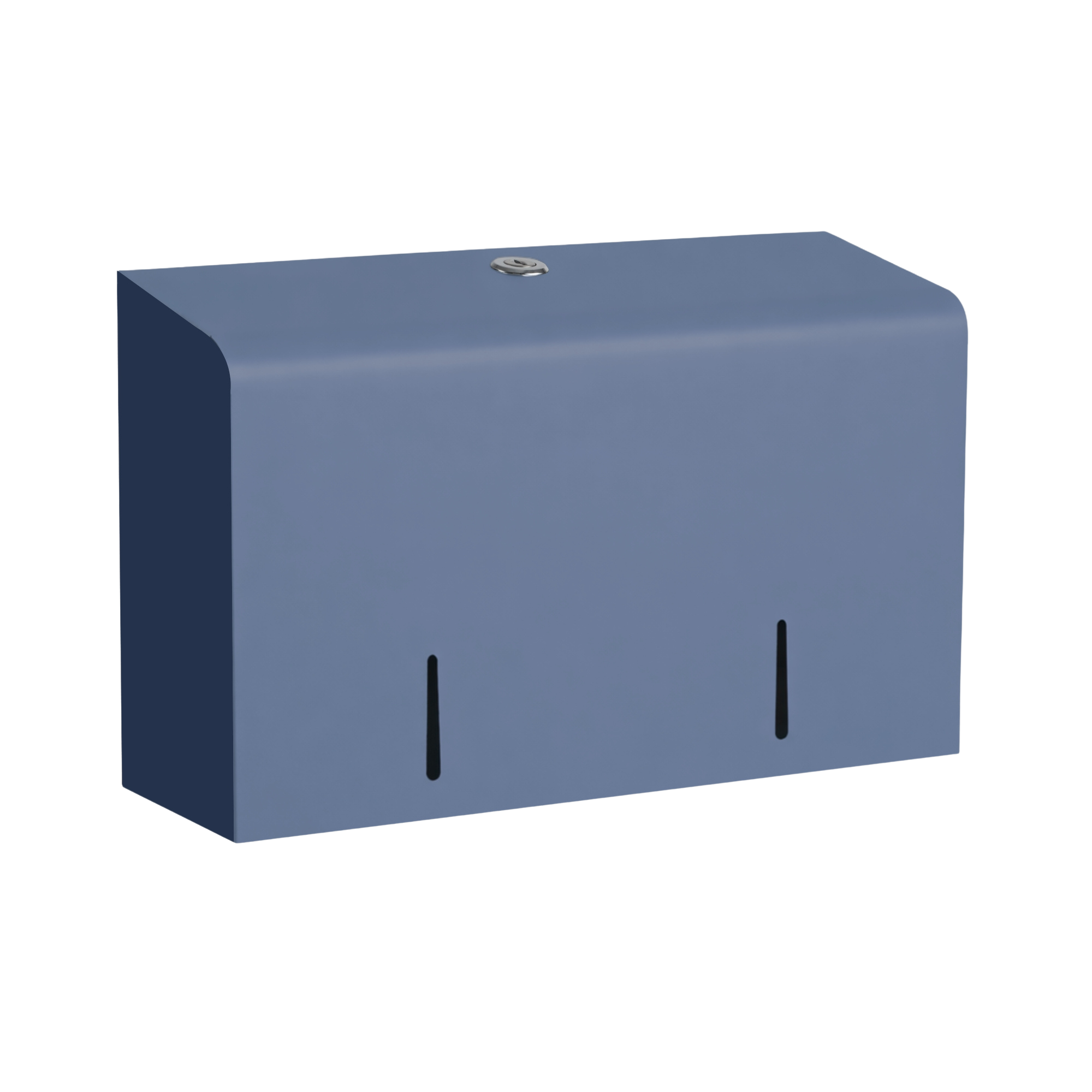 Toiletrulledispenser mini jumbo i stål til 2 mini jumbo ruller