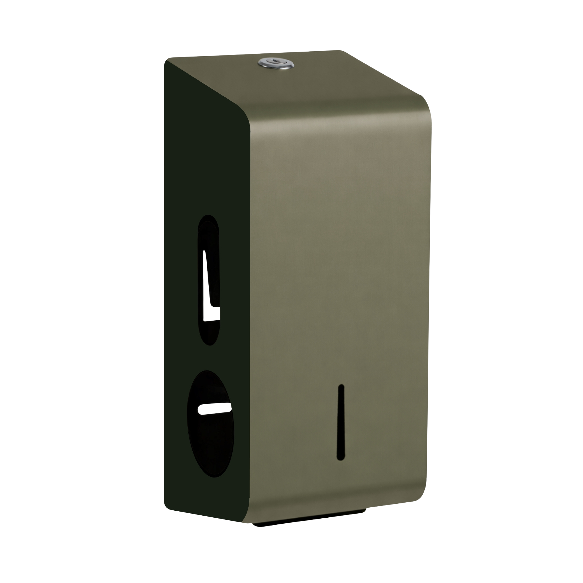 Standard steel toilet roll dispenser