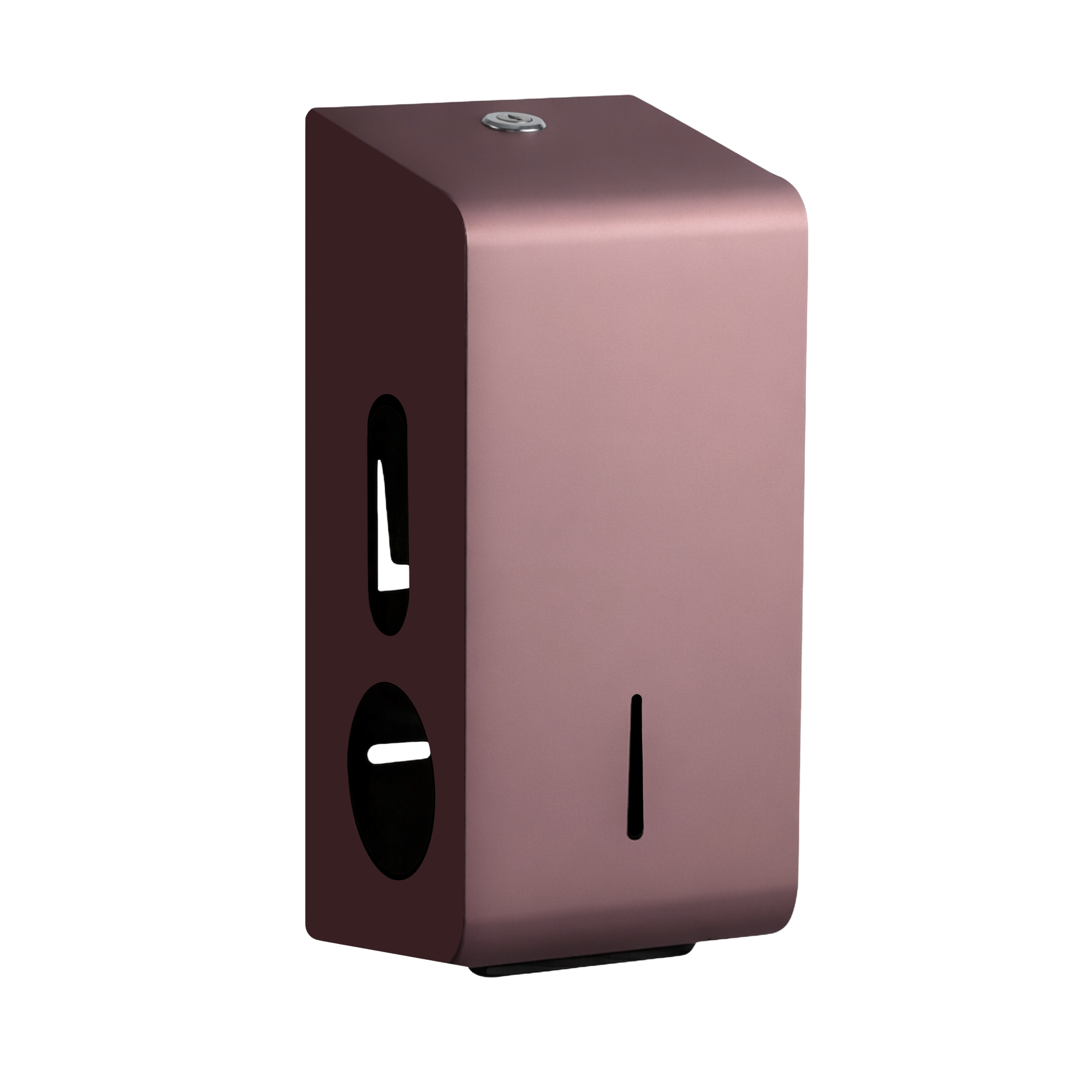 Standard steel toilet roll dispenser