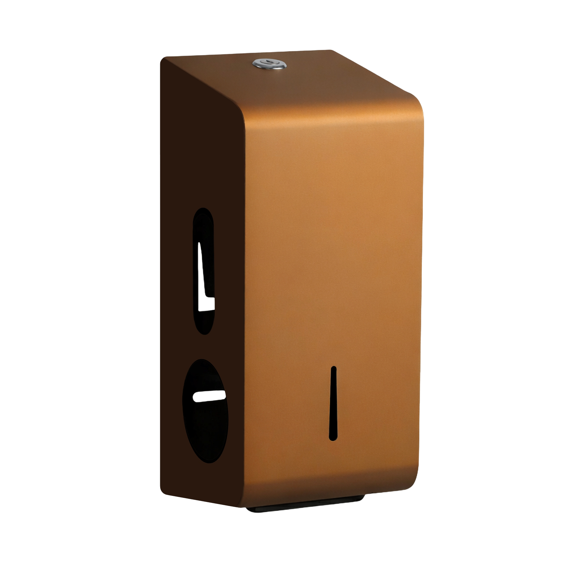 Standard steel toilet roll dispenser