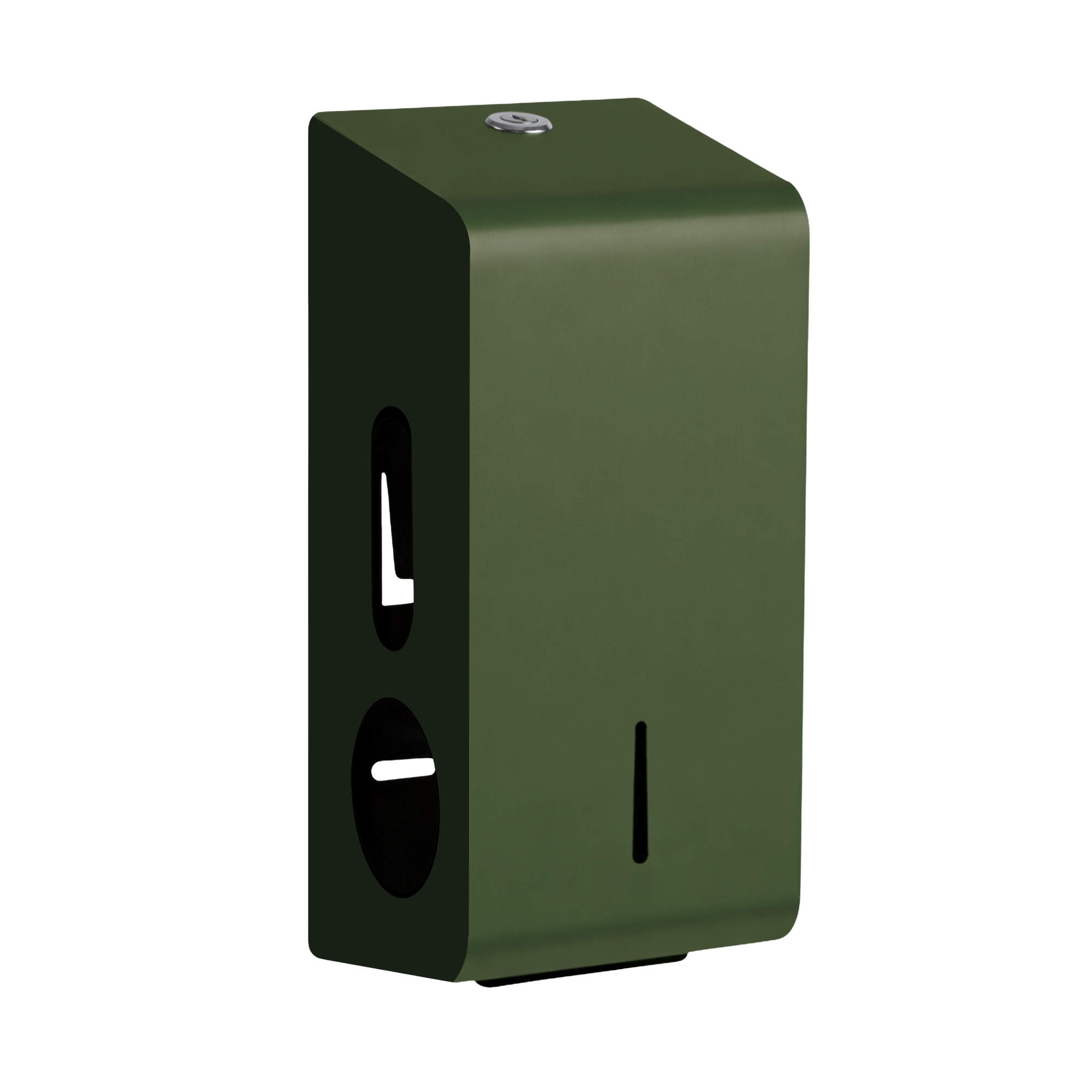 Standard steel toilet roll dispenser