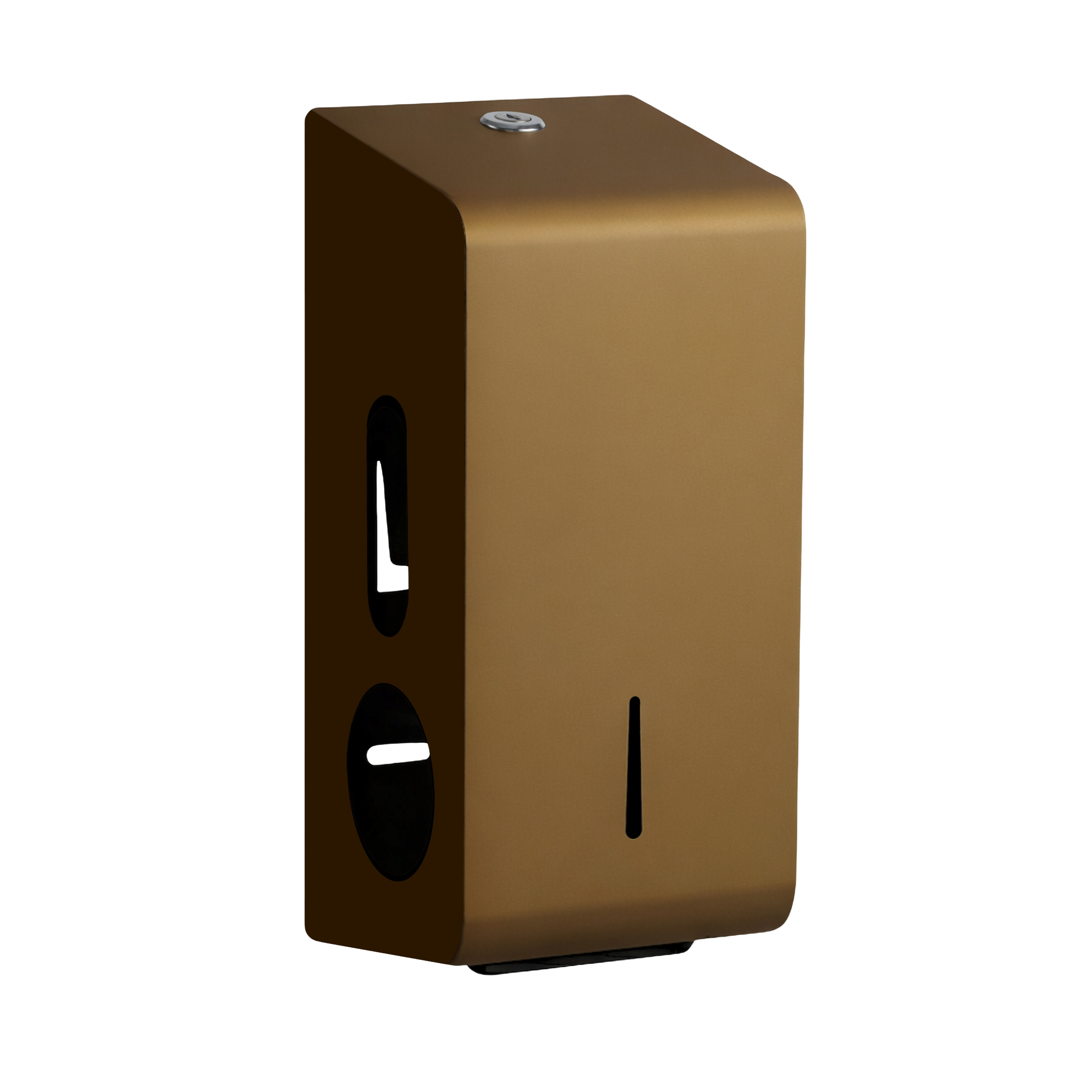 Standard steel toilet roll dispenser