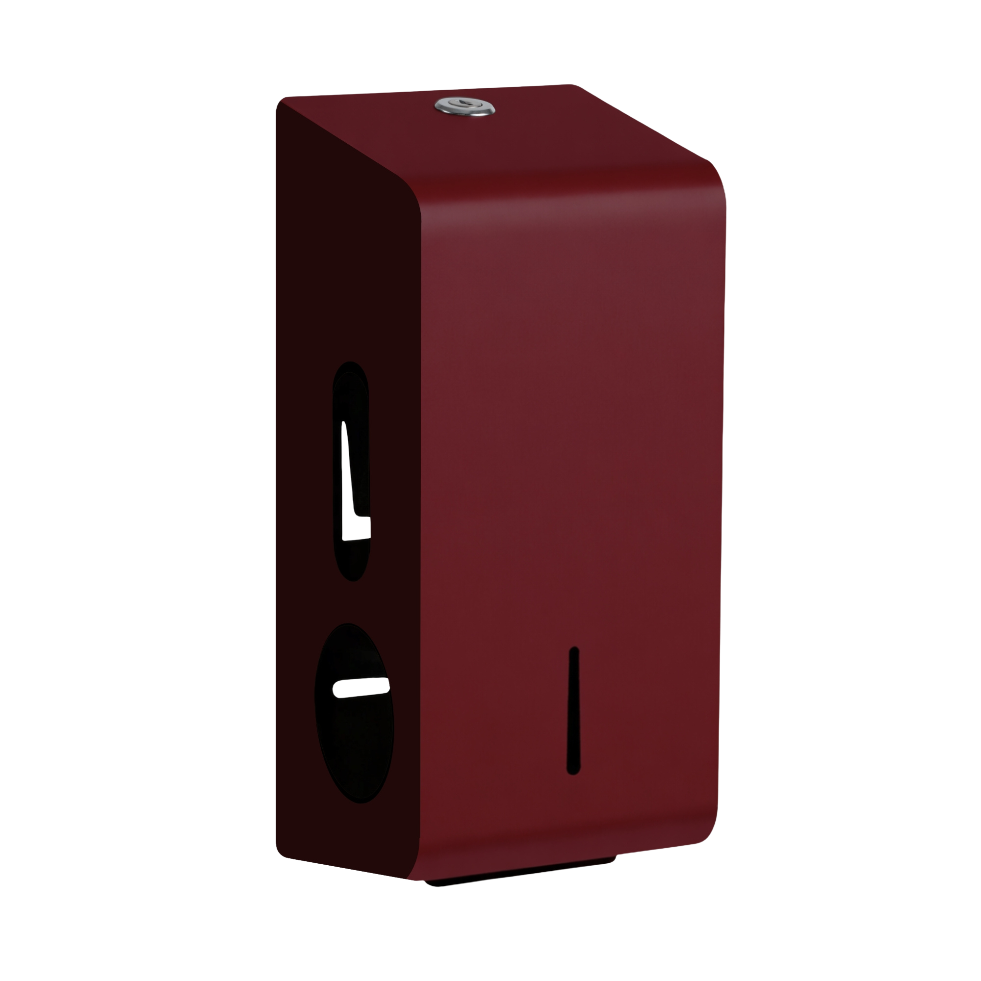 Standard steel toilet roll dispenser