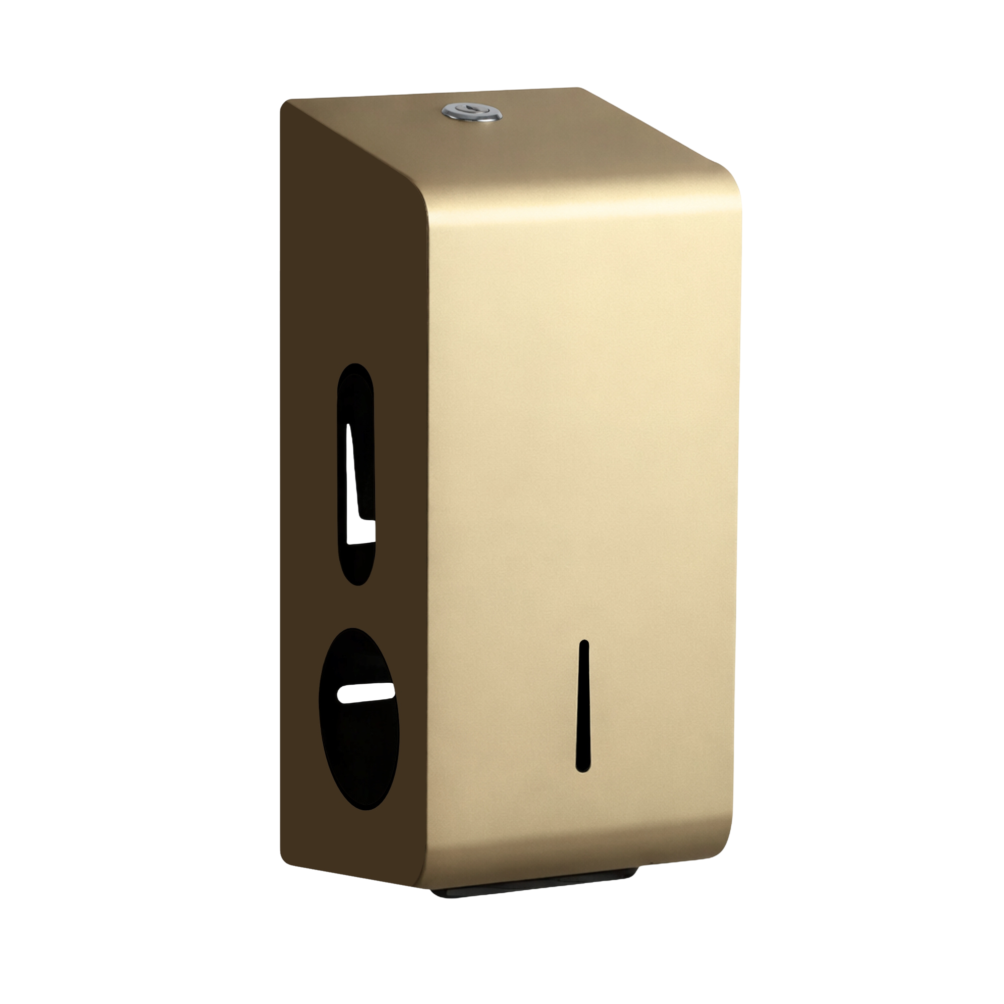 Standard steel toilet roll dispenser