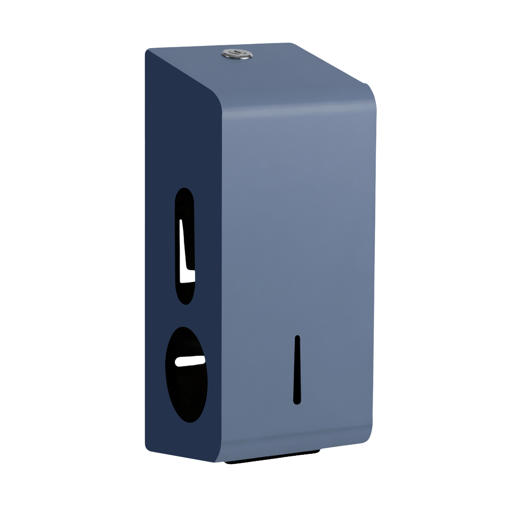 Standard steel toilet roll dispenser