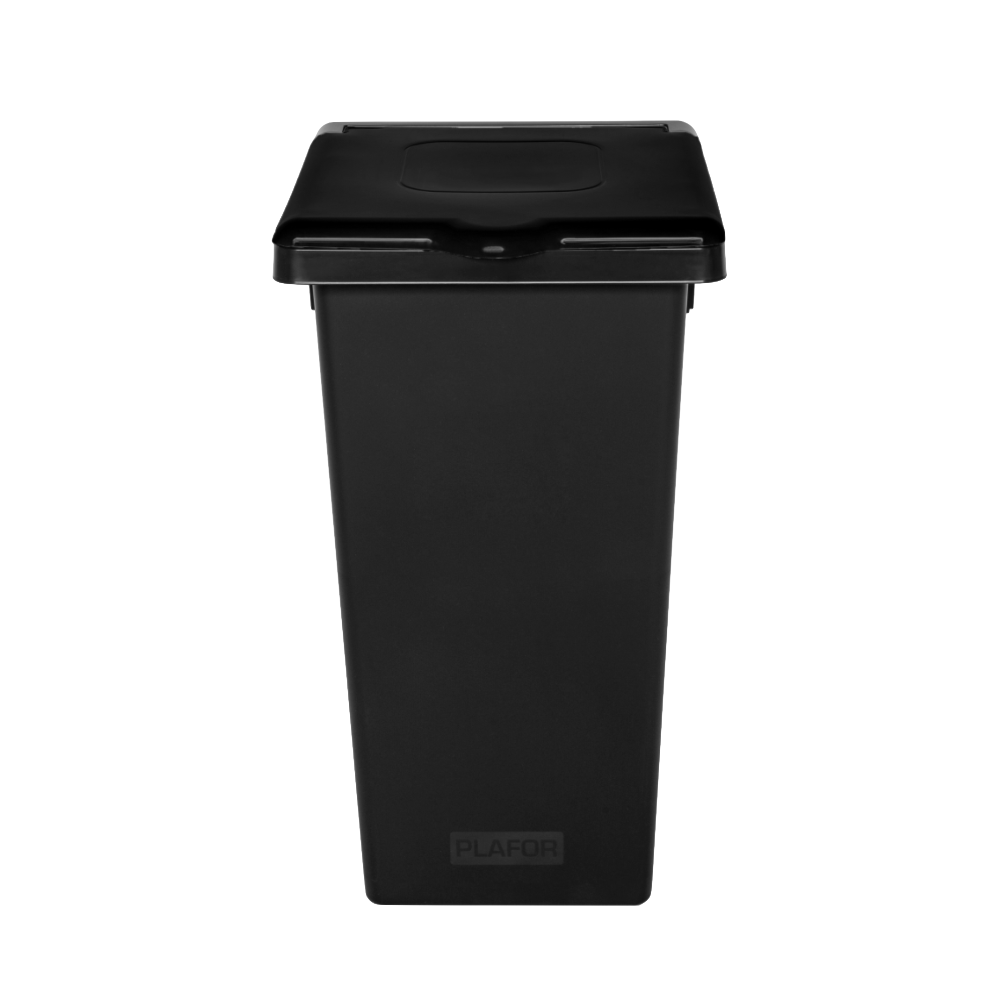 Style trash can with colored lid - 53 liters