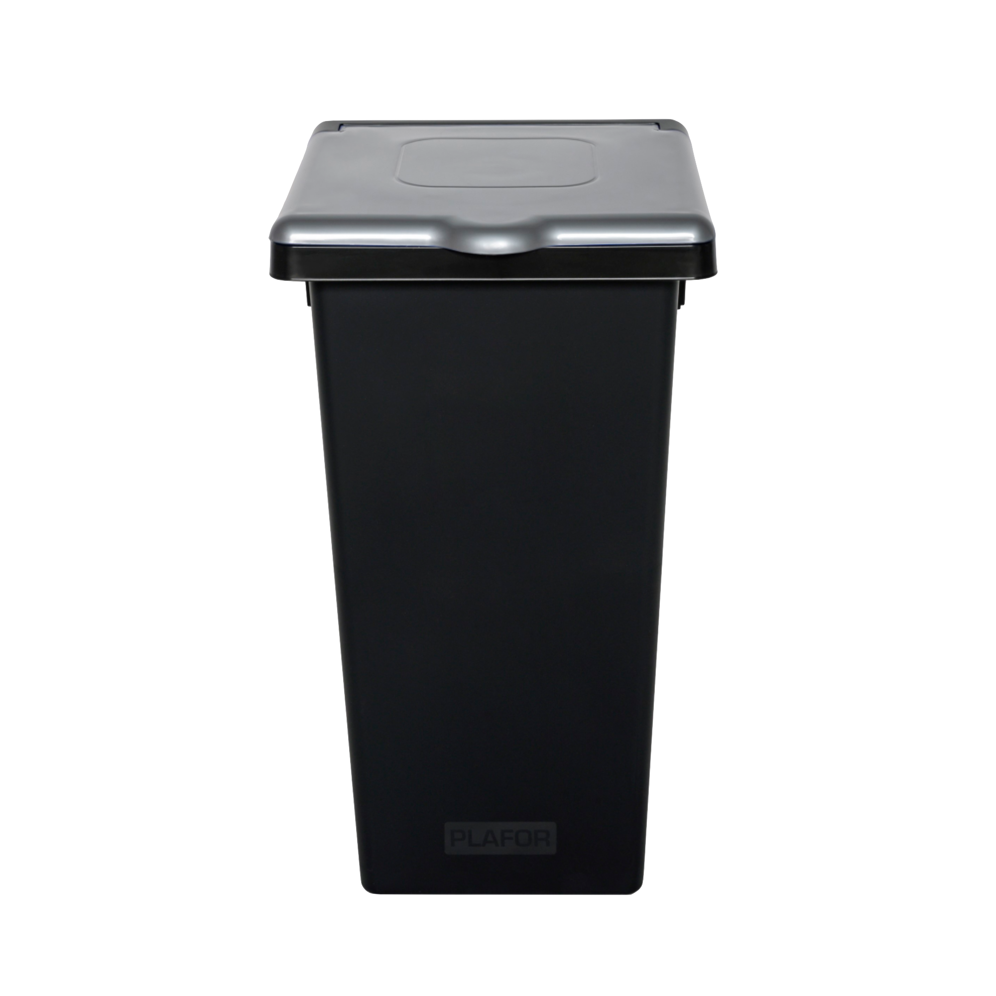 Style trash can with colored lid - 53 liters