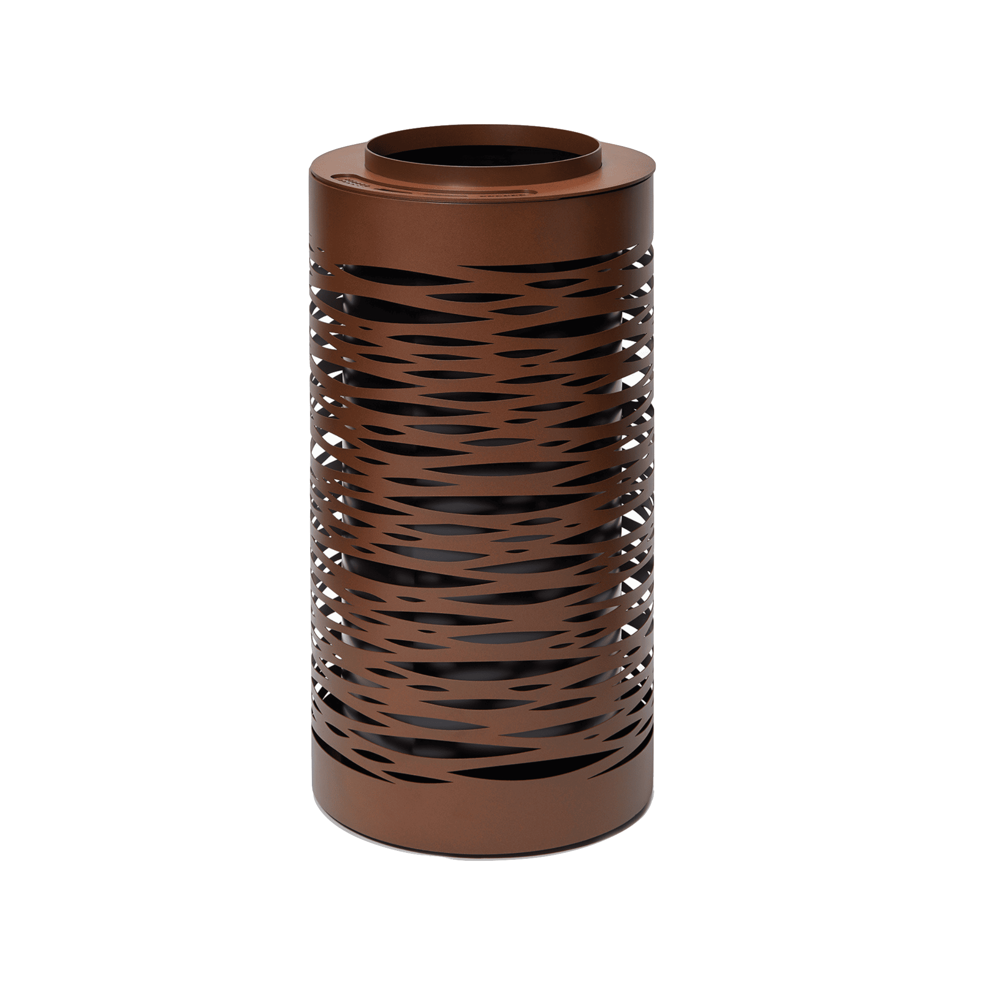 Nyon waste container for outdoor use