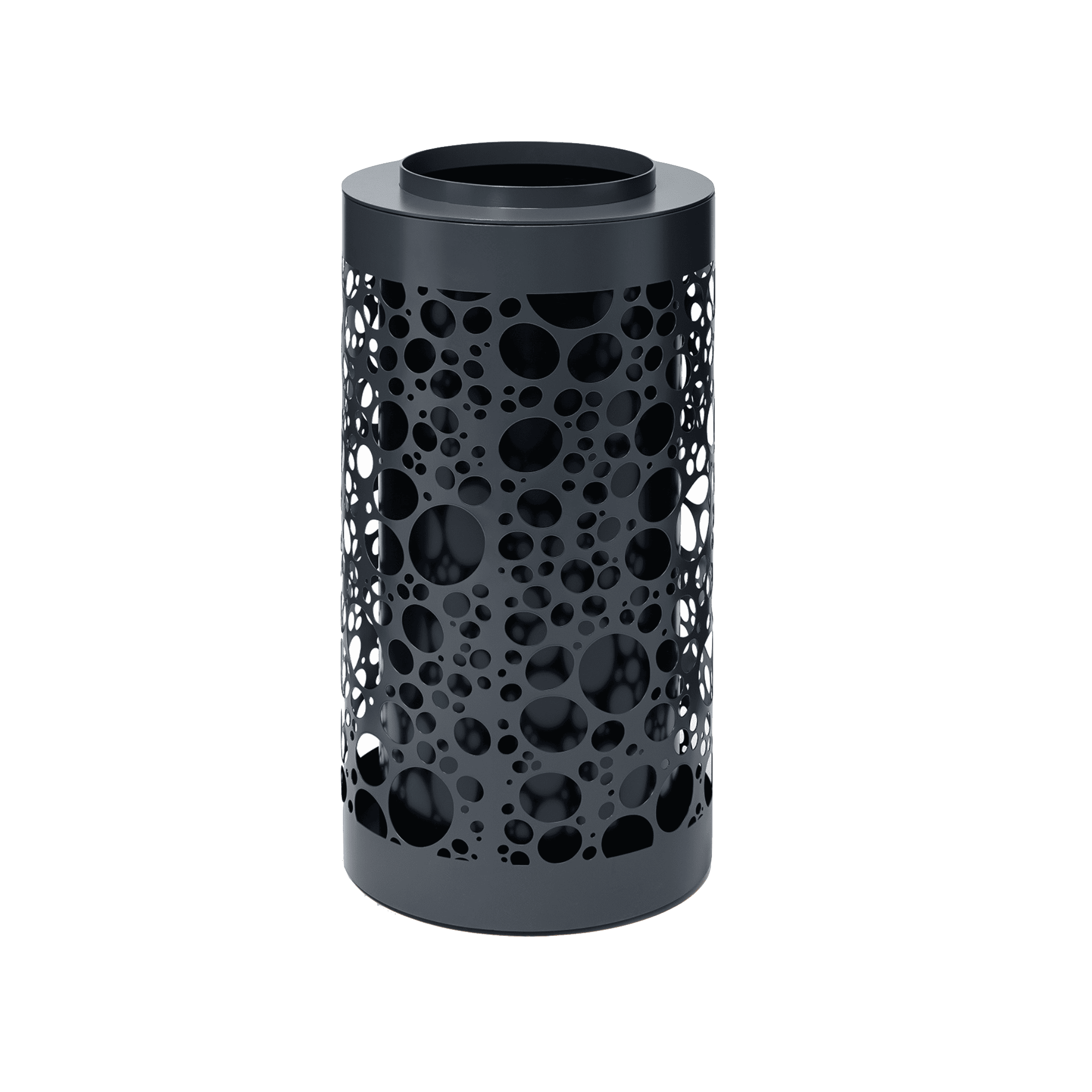 Nyon waste container for outdoor use
