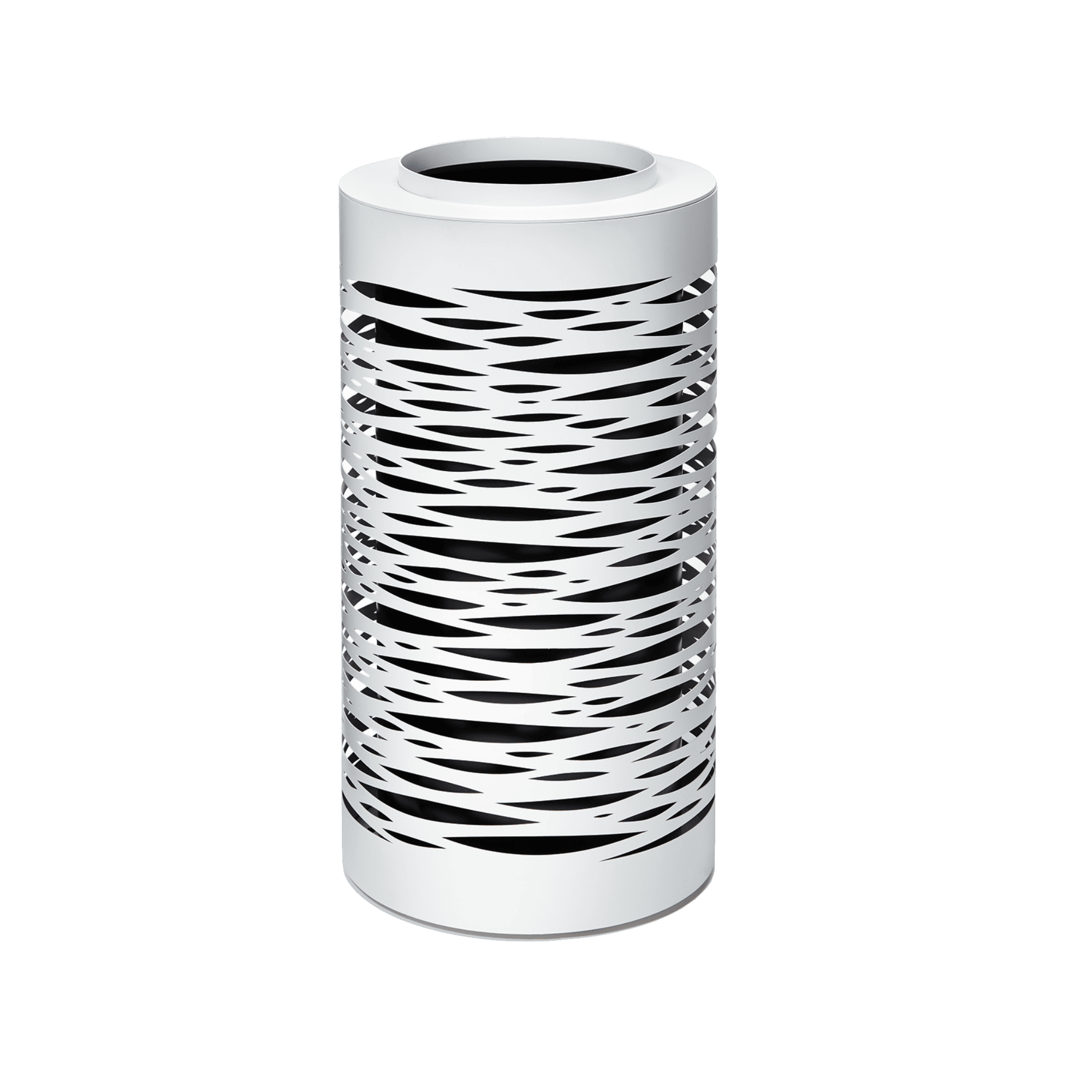 Nyon waste container for outdoor use