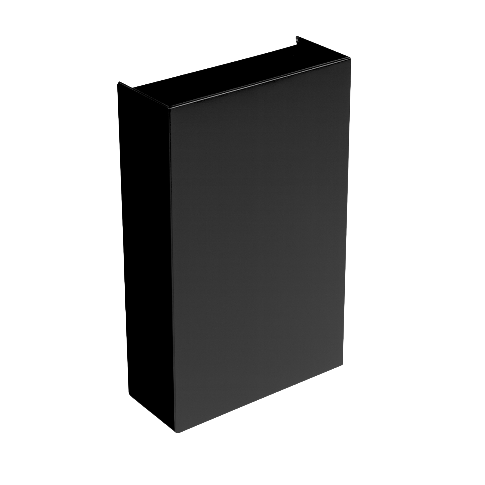 Abfallbehälter aus Stahl. rahmen