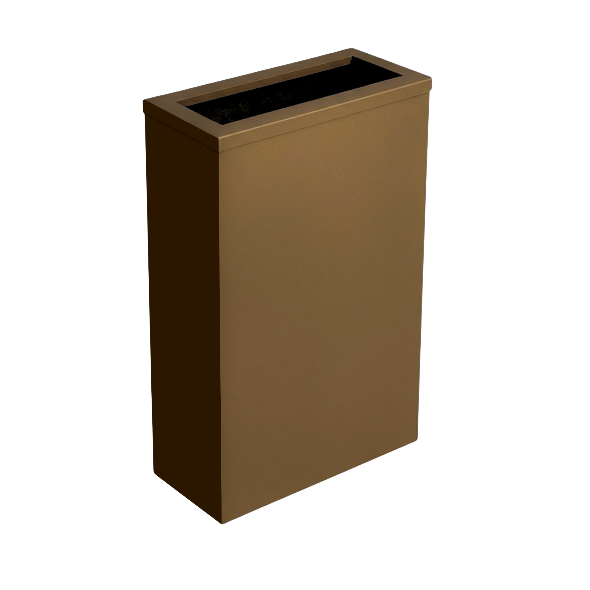 Steel waste bin with frame