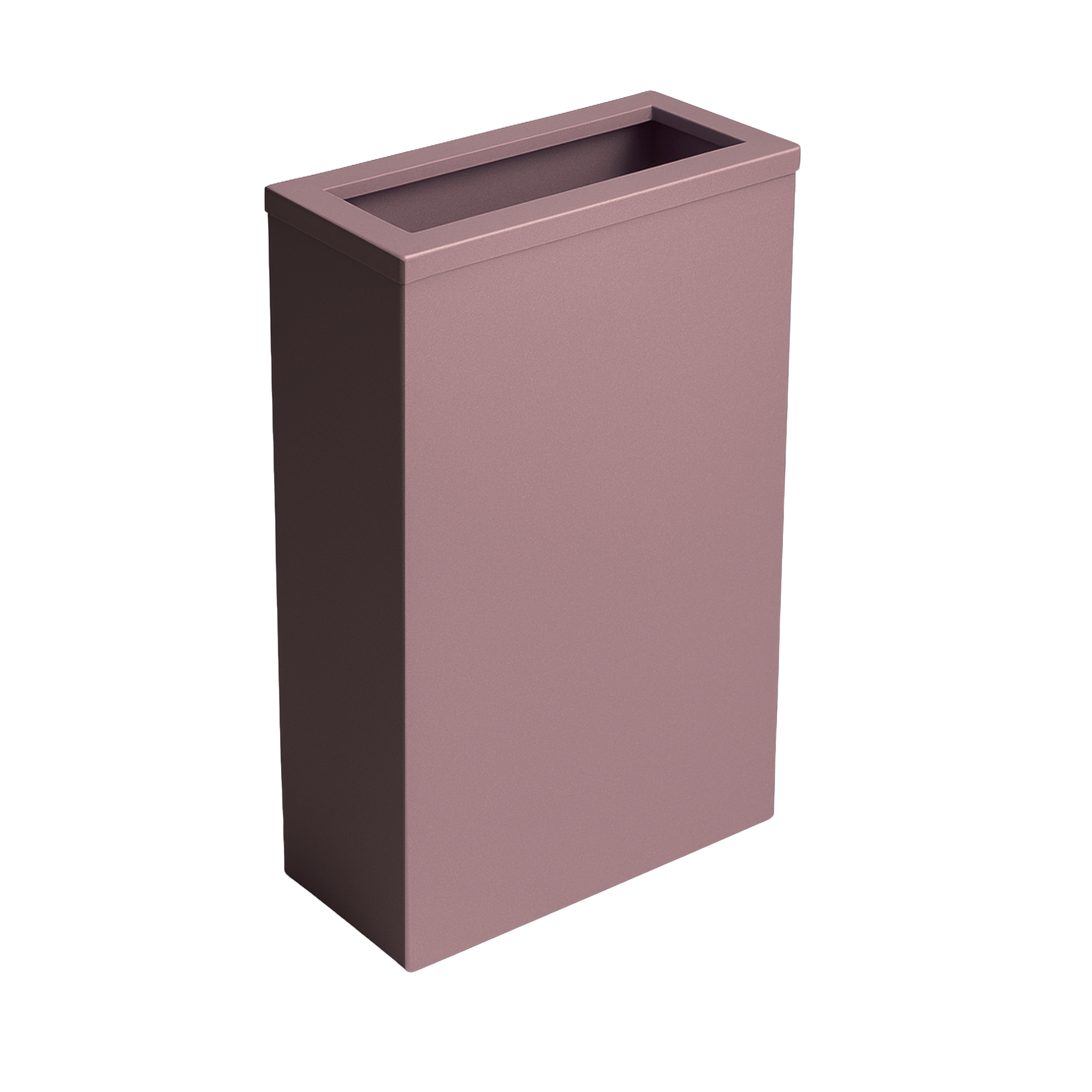 Steel waste bin with frame