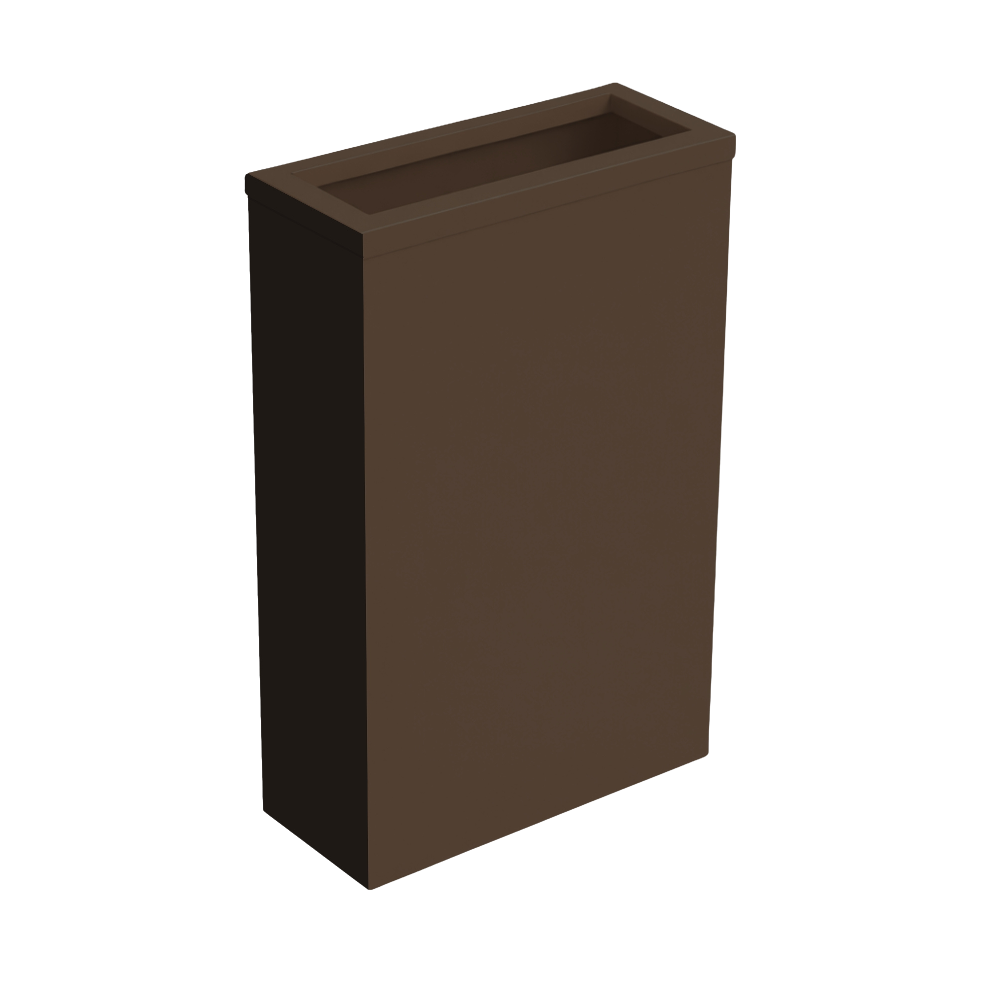 Abfallbehälter aus Stahl mit. rahmen